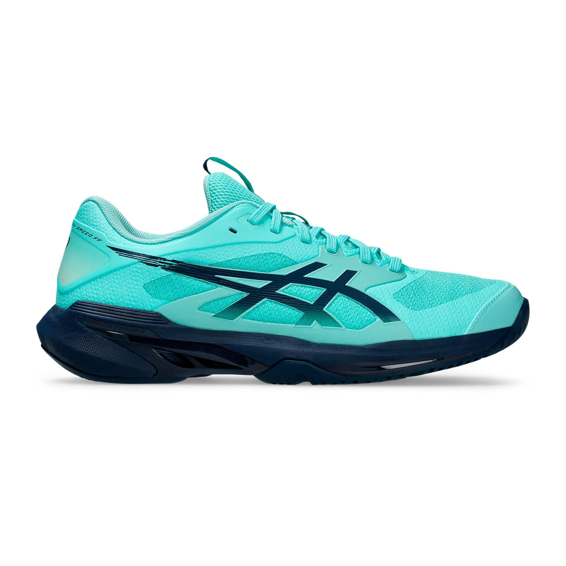 ASICS Solution Speed FF 4 Scarpa per tutte le superfici Uomini - menta, blu scuro