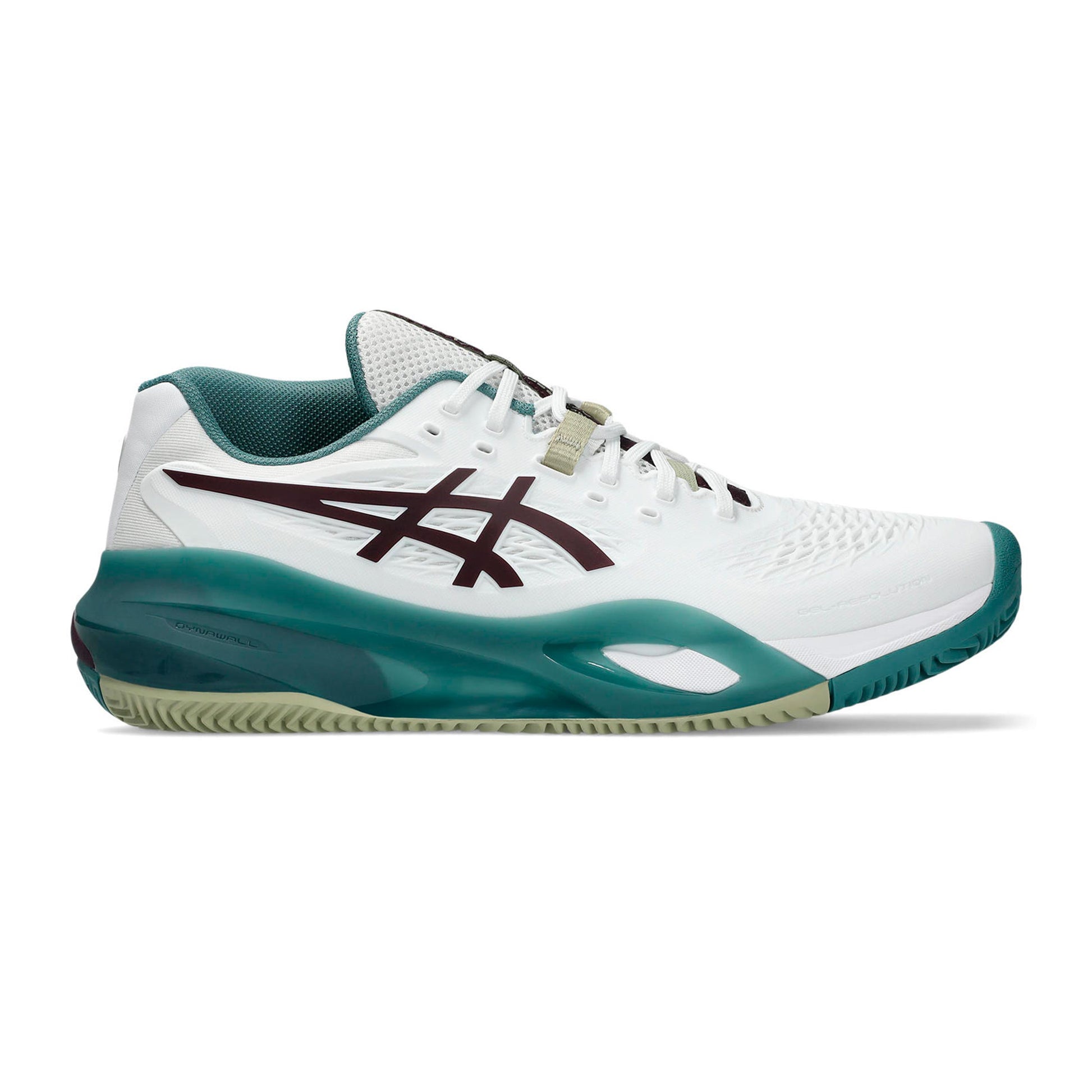 ASICS Gel-Resolution X Scarpa per terra rossa Uomini - bianco, color petrolio