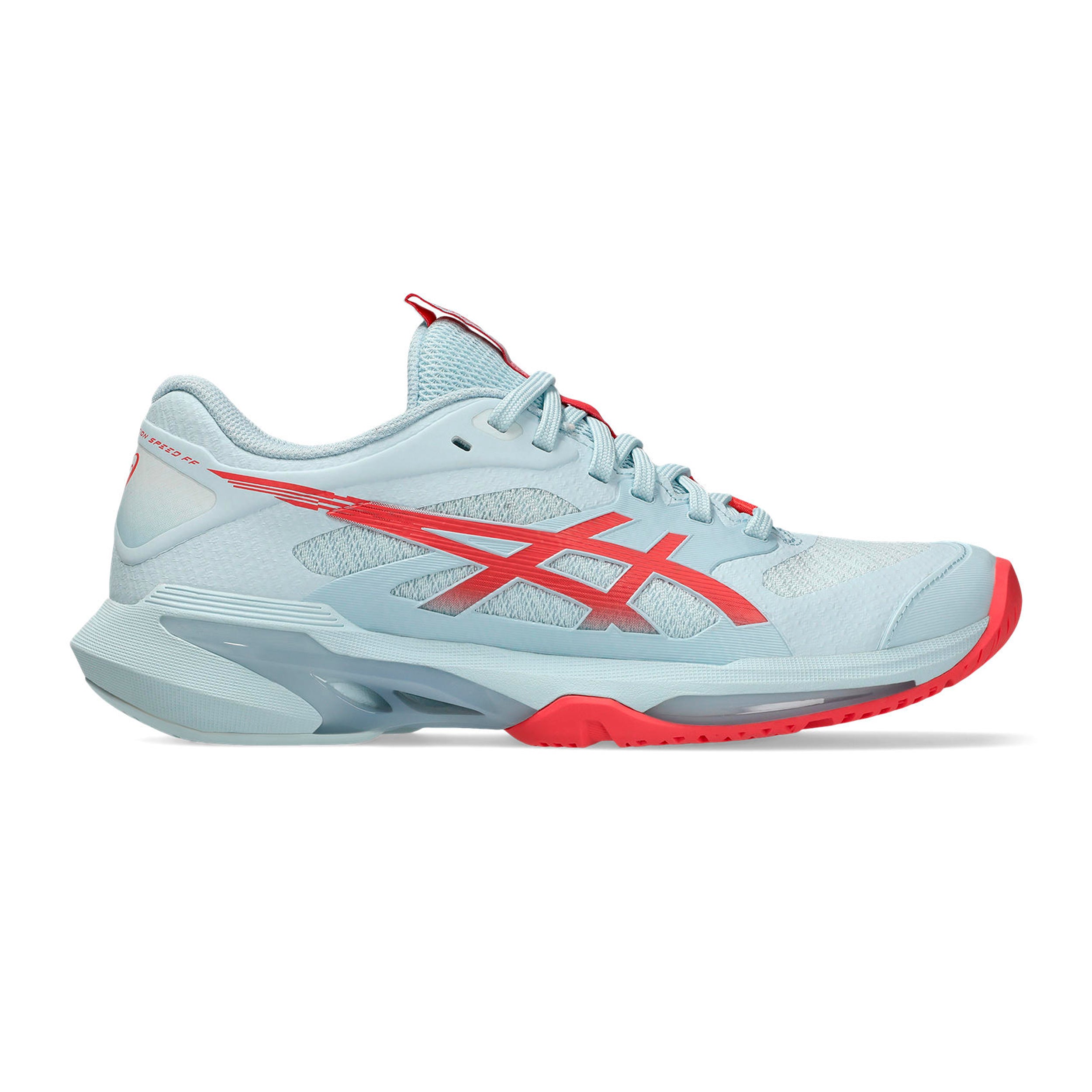ASICS Solution Speed FF 4 Scarpa per tutte le superfici Donna - blu chiaro, rosa neon
