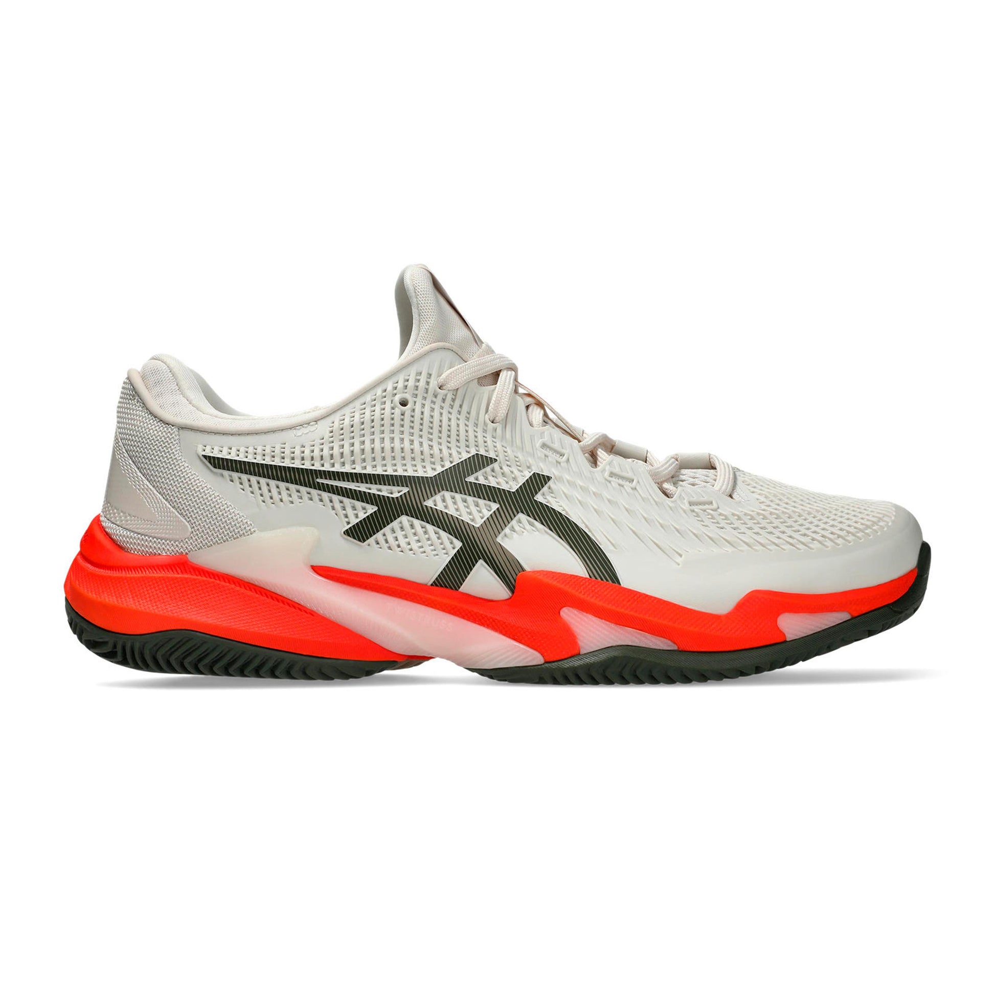 ASICS Court Ff 3 Scarpa per terra rossa Uomini - crema, arancione neon