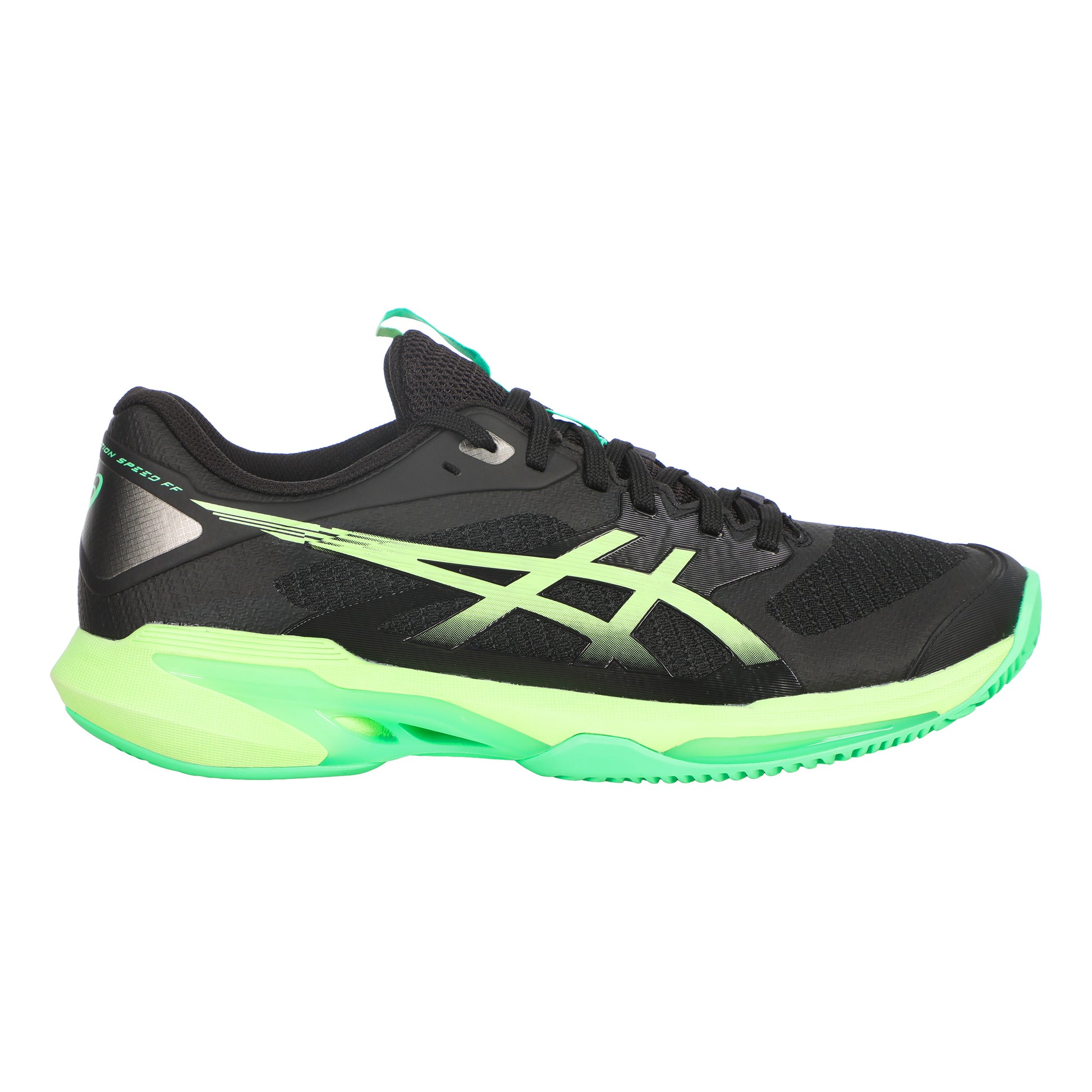 ASICS Solution Speed FF 4 Scarpa per terra rossa Uomini - nero, verde neon
