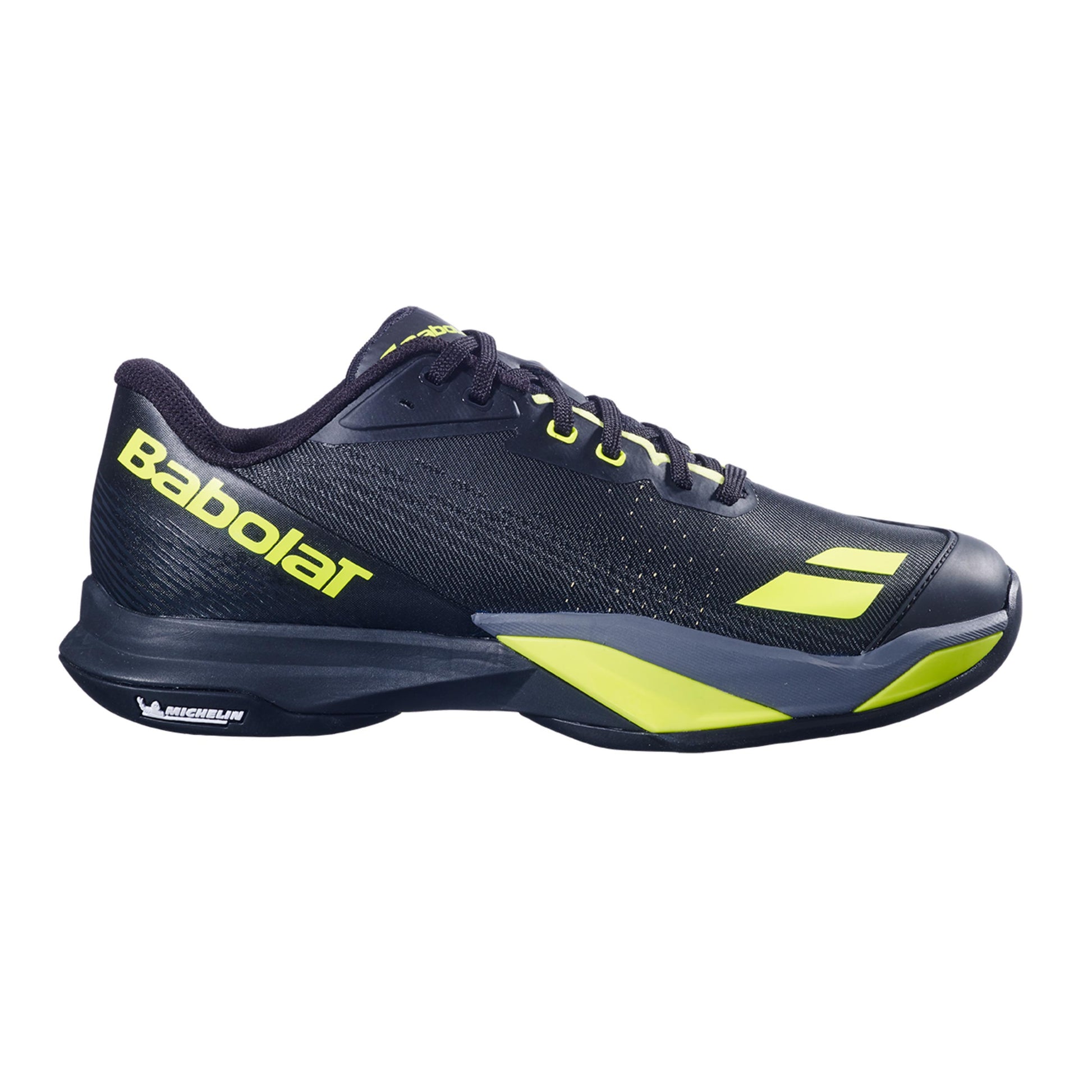 Babolat Jet Mach 4 Scarpa per tutte le superfici Uomini - nero, giallo neon