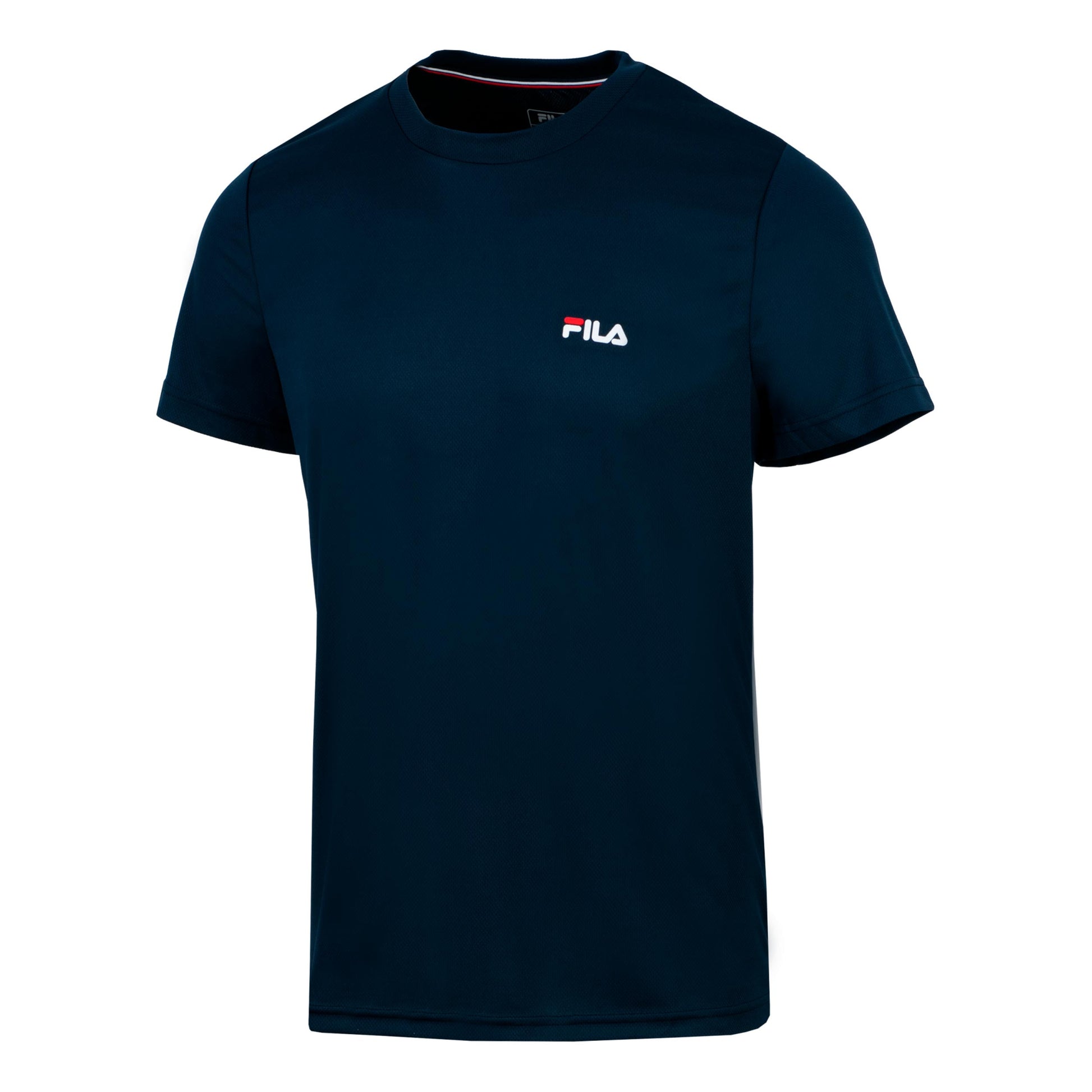 Fila Logo small 2 Maglietta Uomini-blu scuro