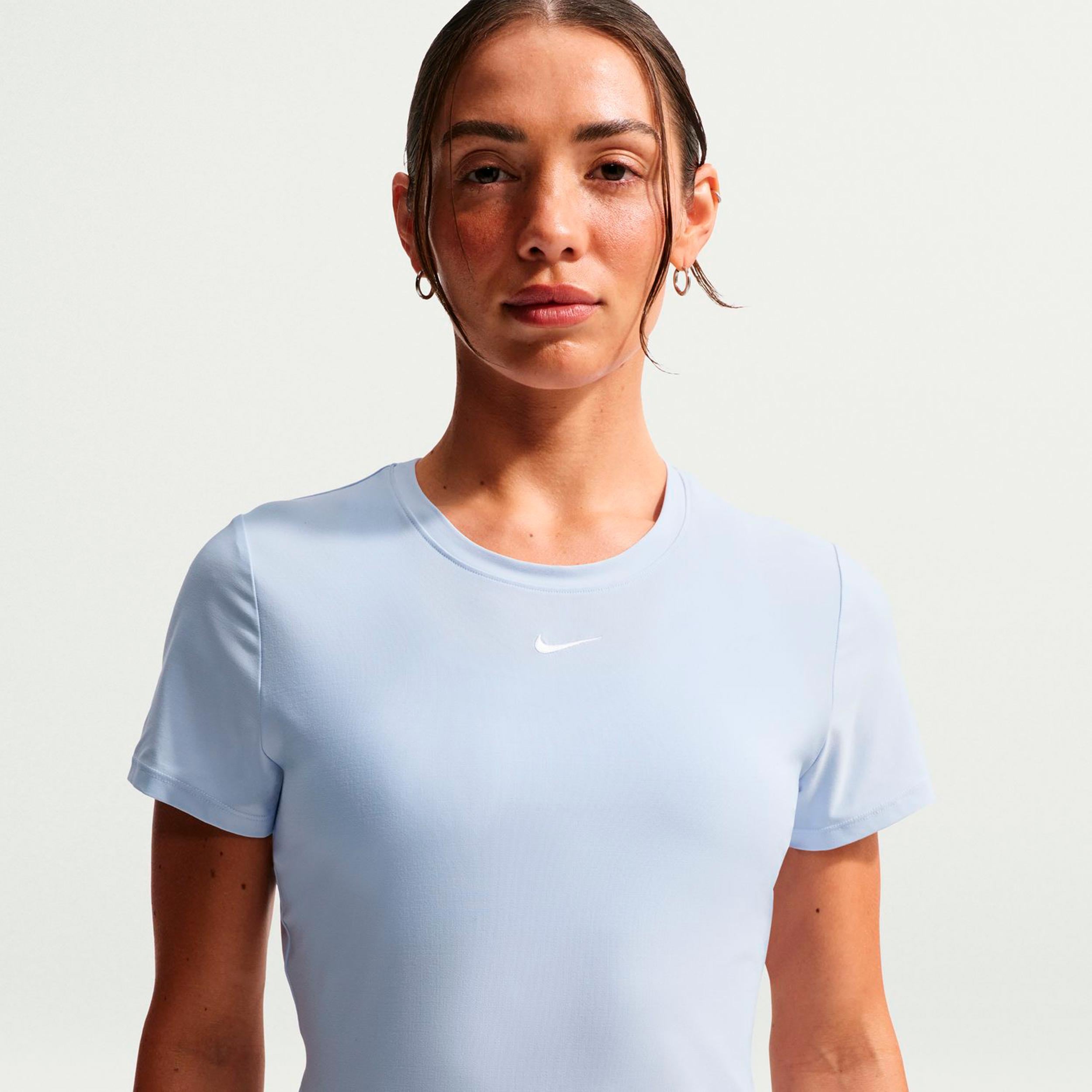Nike Dri-Fit Victory  Maglietta Donna - blu chiaro