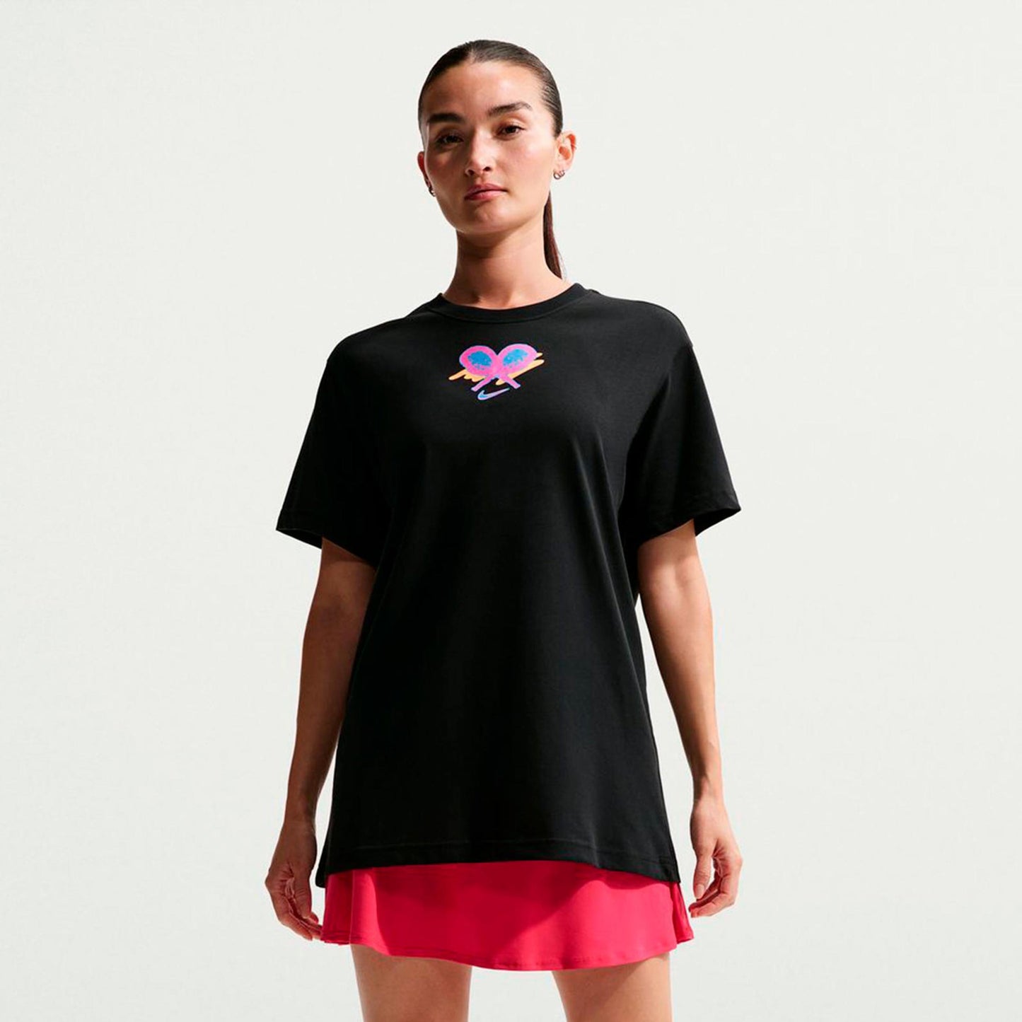 Nike Dri-Fit Slam Oversize Maglietta Donna-nero