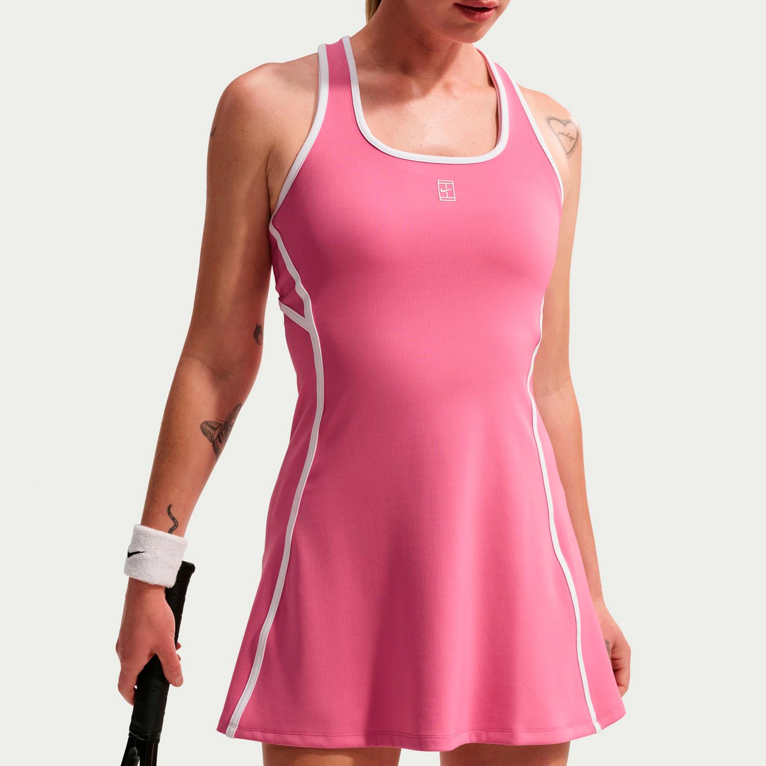 Nike Court Dri-Fit Advantage Abito Donna - rosa