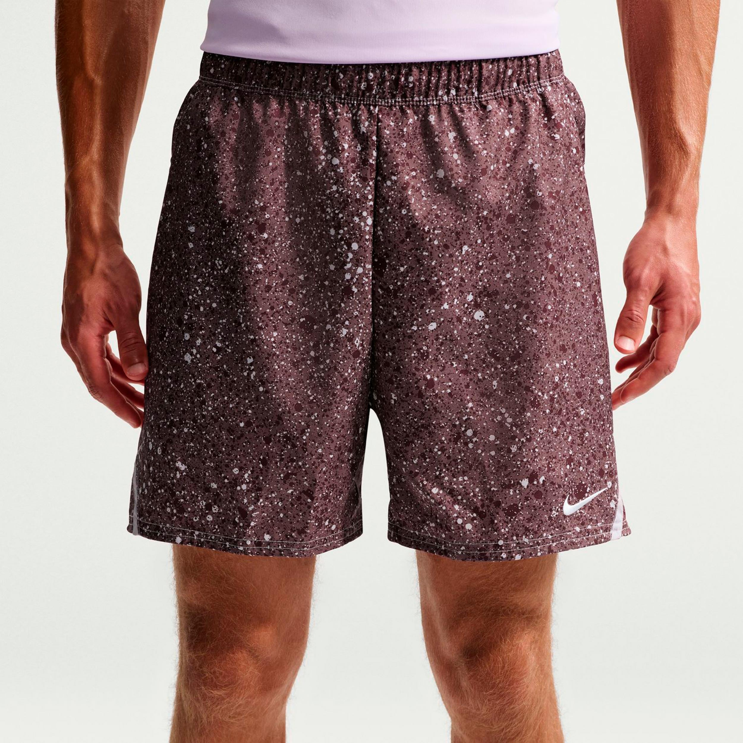 Nike Court Dri-Fit Victory 7in Pantaloncini Uomini - malva, multicolore