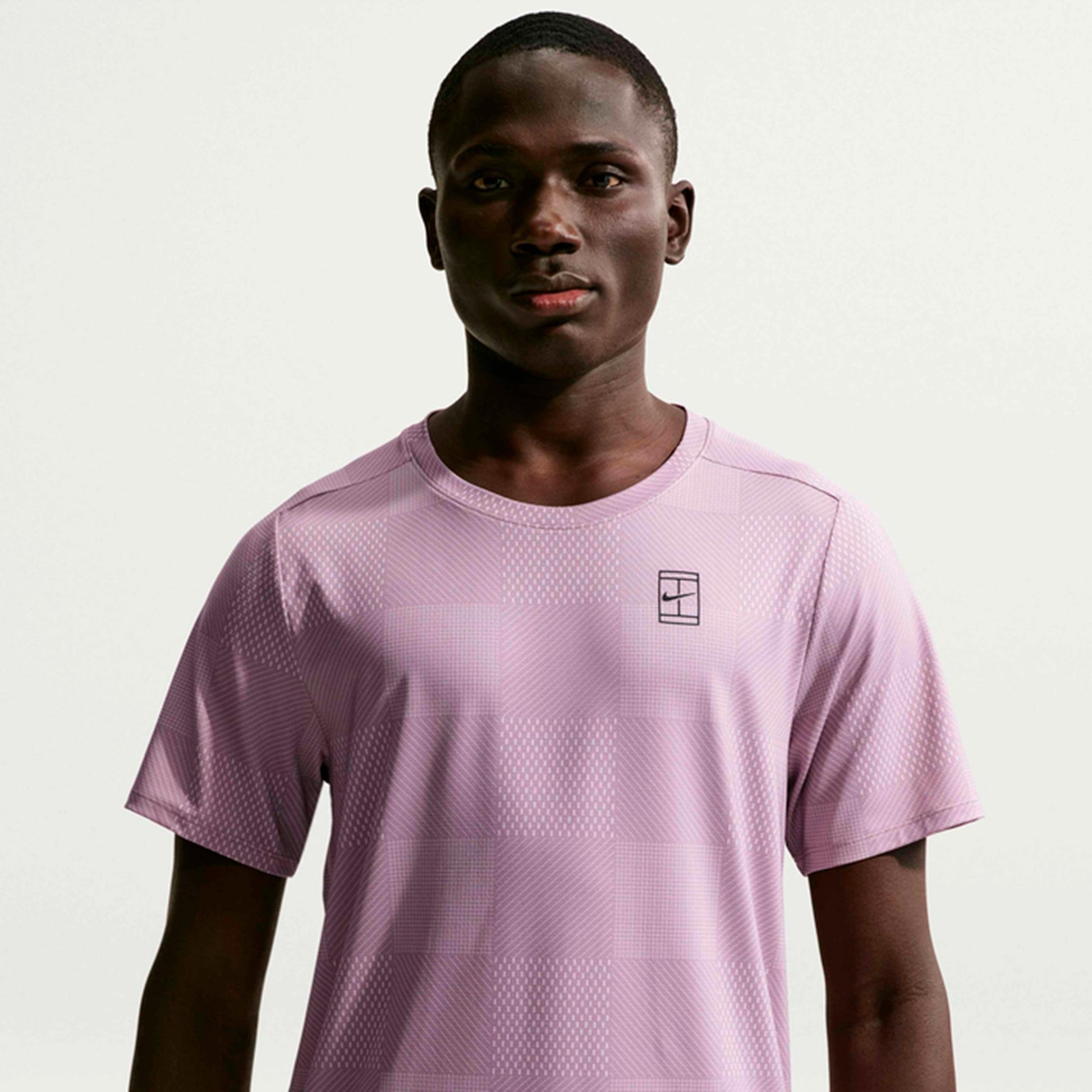 Nike Court Dri-Fit Advantage Maglietta Uomini - malva