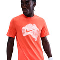 Court Dri-Fit Maglietta Uomini-arancione