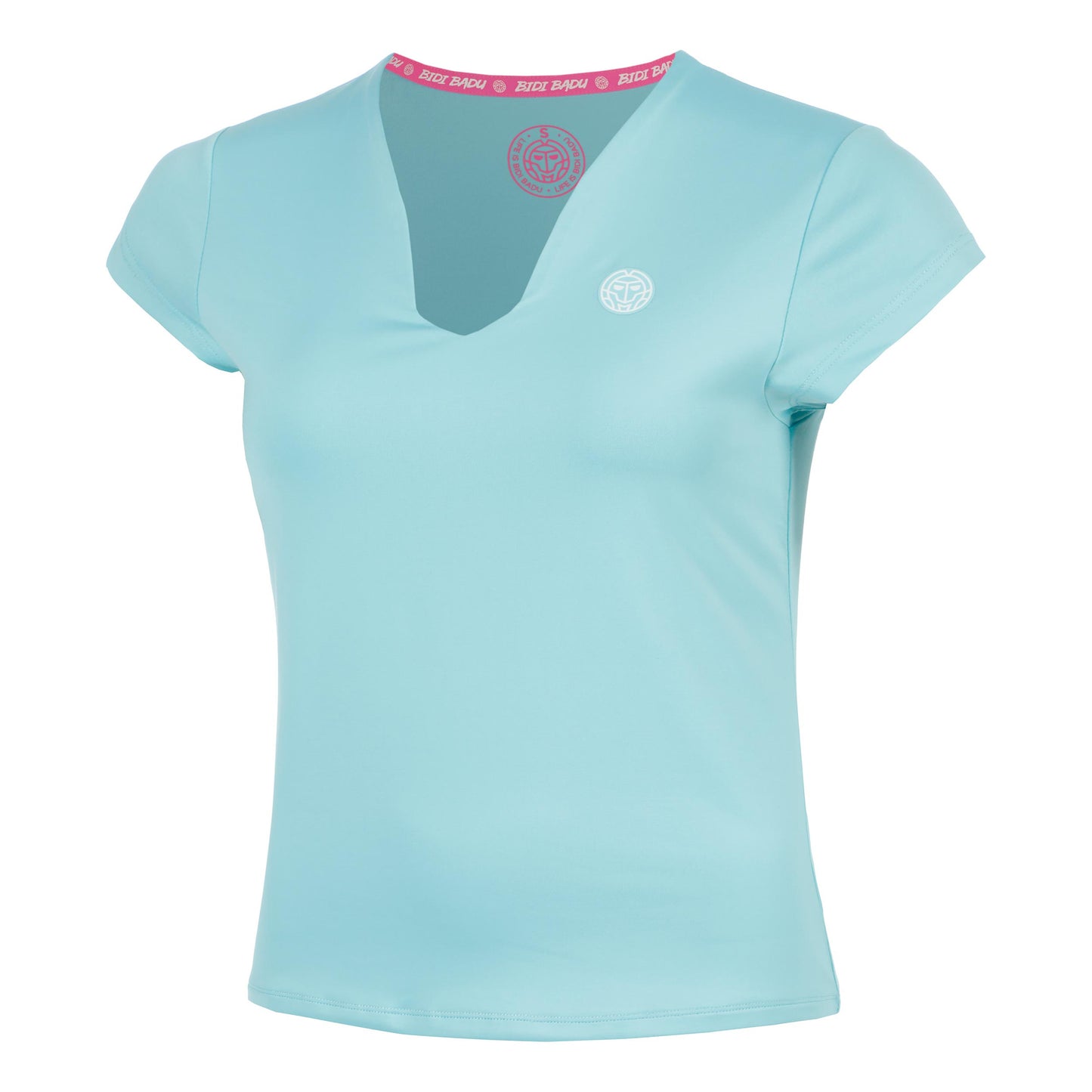 BIDI BADU Crew 2.0 V-Neck Maglietta Donna-turchese