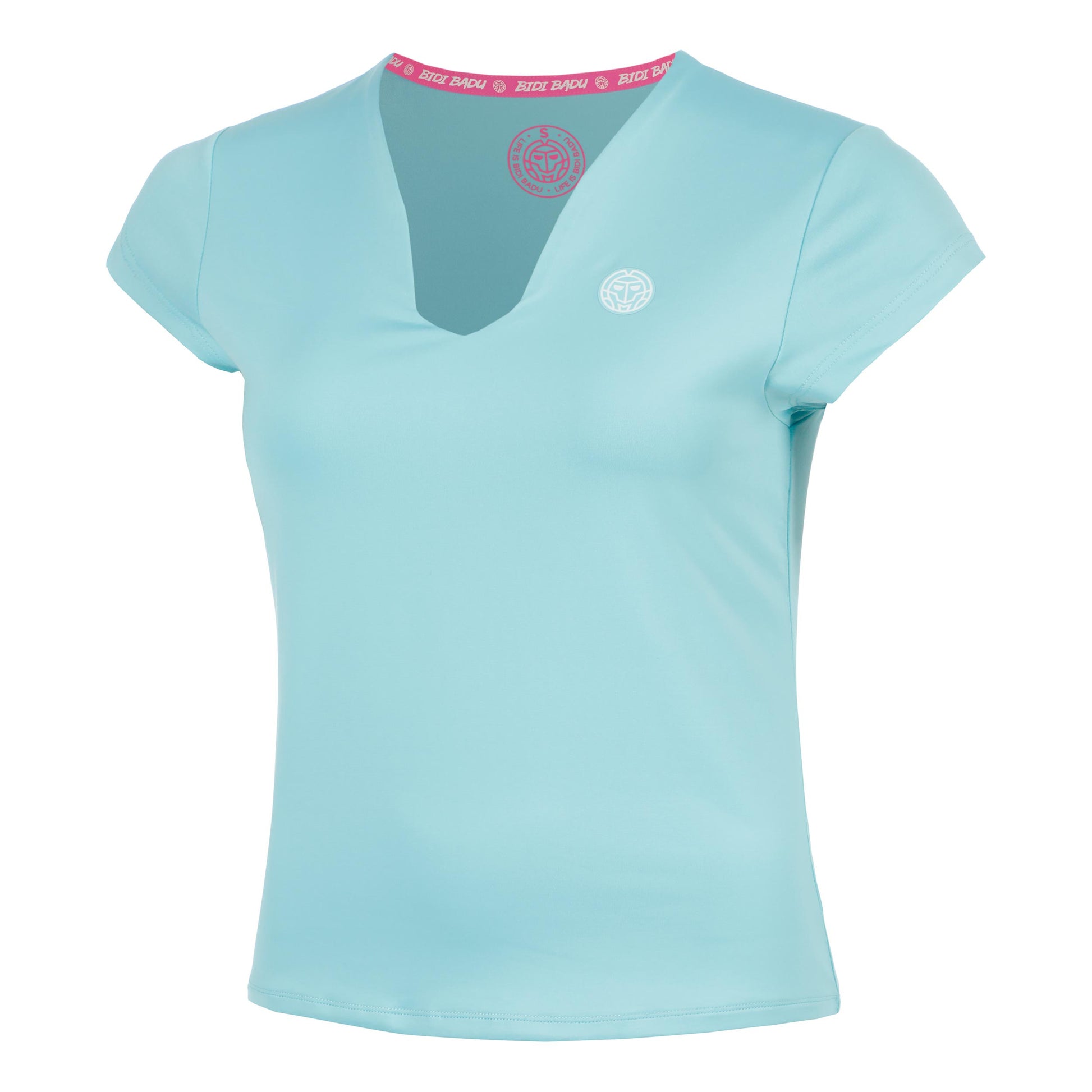 BIDI BADU Crew 2.0 V-Neck Maglietta Donna-turchese