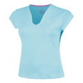 Out of Control V-Neck Maglietta Donna-blu chiaro