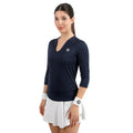 Crew 2.0 V-Neck Manica lunga Donna-blu scuro