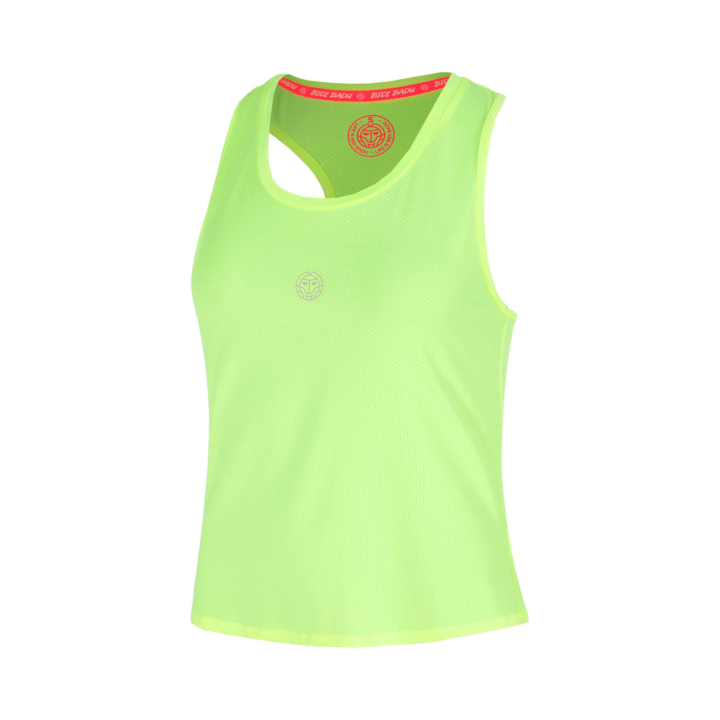 BIDI BADU Out of Control Racerback Canottiera Ragazze-giallo neon