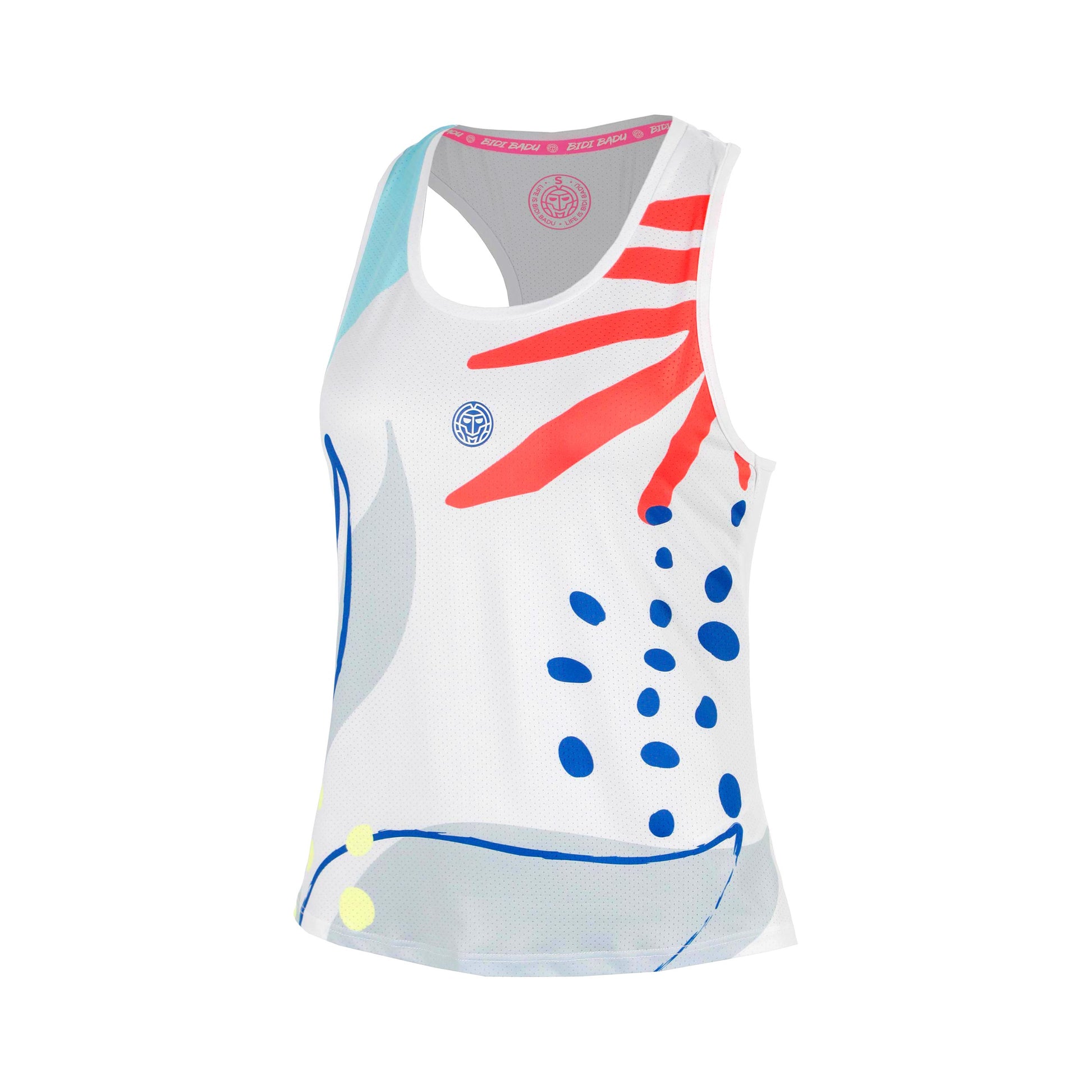 BIDI BADU Hey Laguna Racerback Canottiera Ragazze - bianco, multicolore