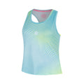 Out of Control Racerback Canottiera Ragazze - blu chiaro, giallo neon