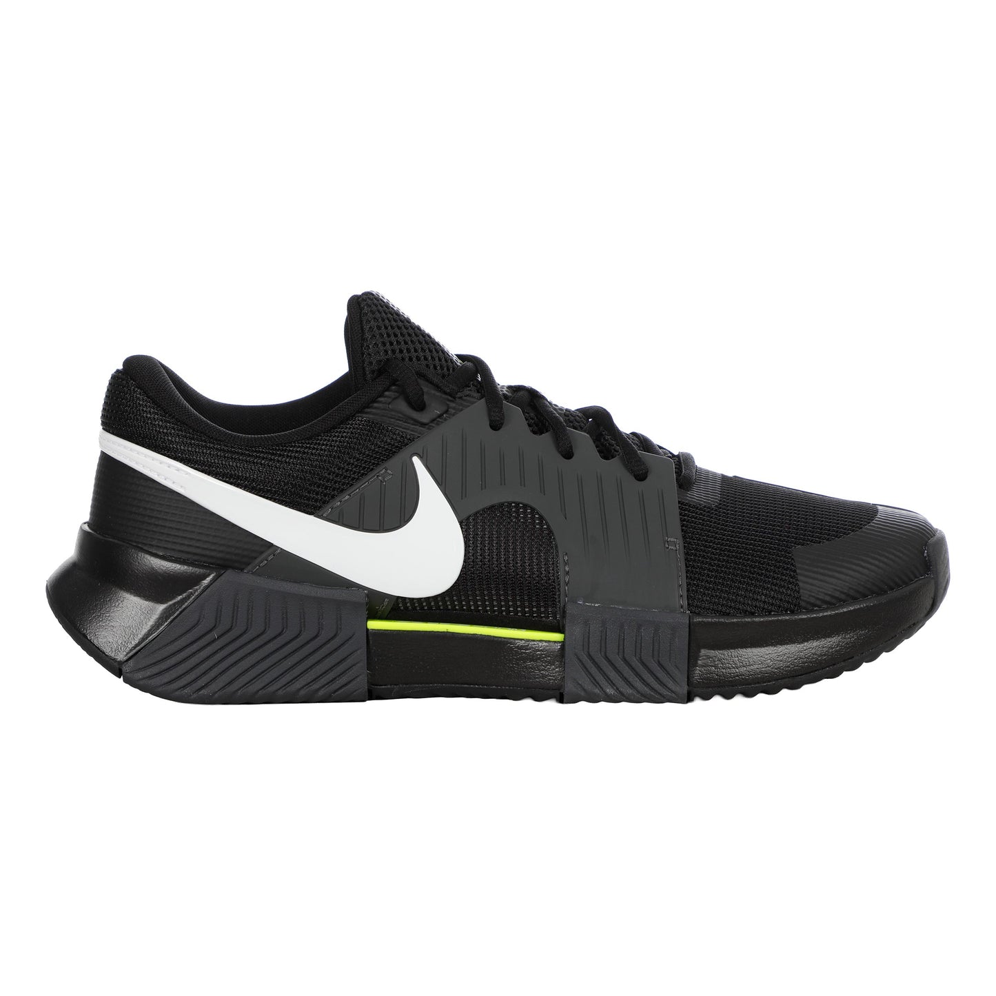 Nike Zoom Gp Challenge 1.5 Scarpa per terra rossa Uomini-nero, verde neon