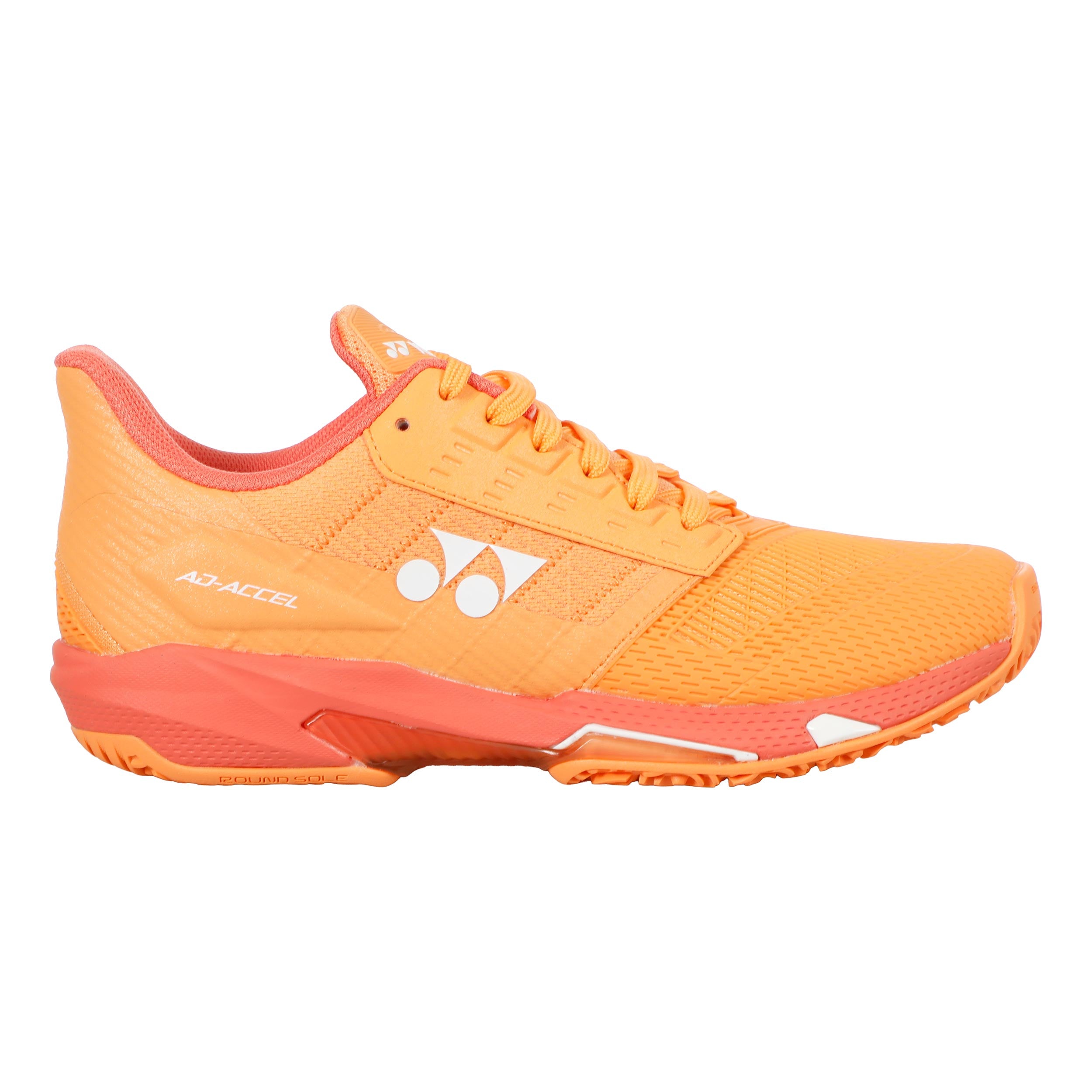 Yonex Ad Accel Cly Scarpa per terra rossa Donna-arancione, bianco