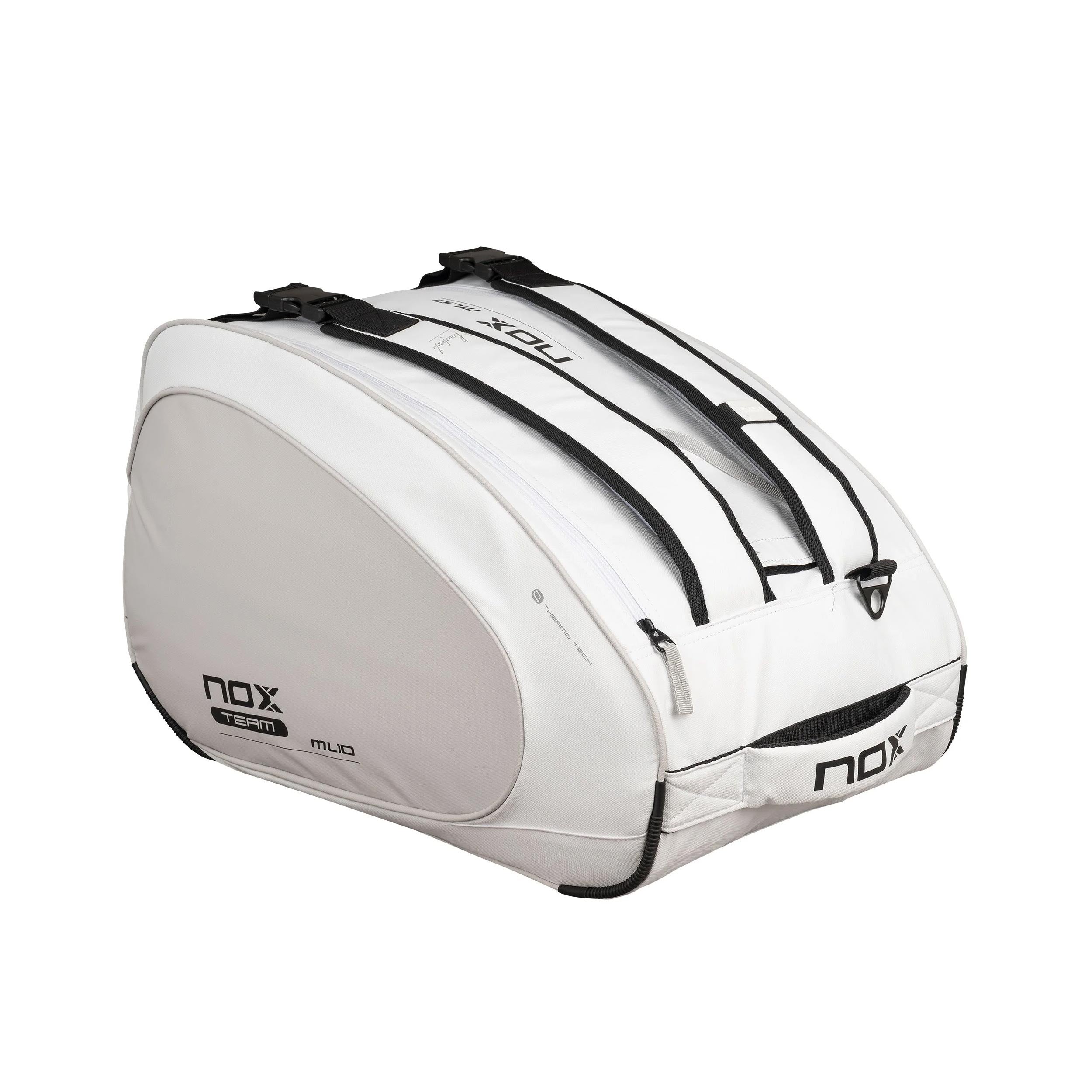 NOX AT10 Team Borsa per racchetta da padel -bianco, grigio