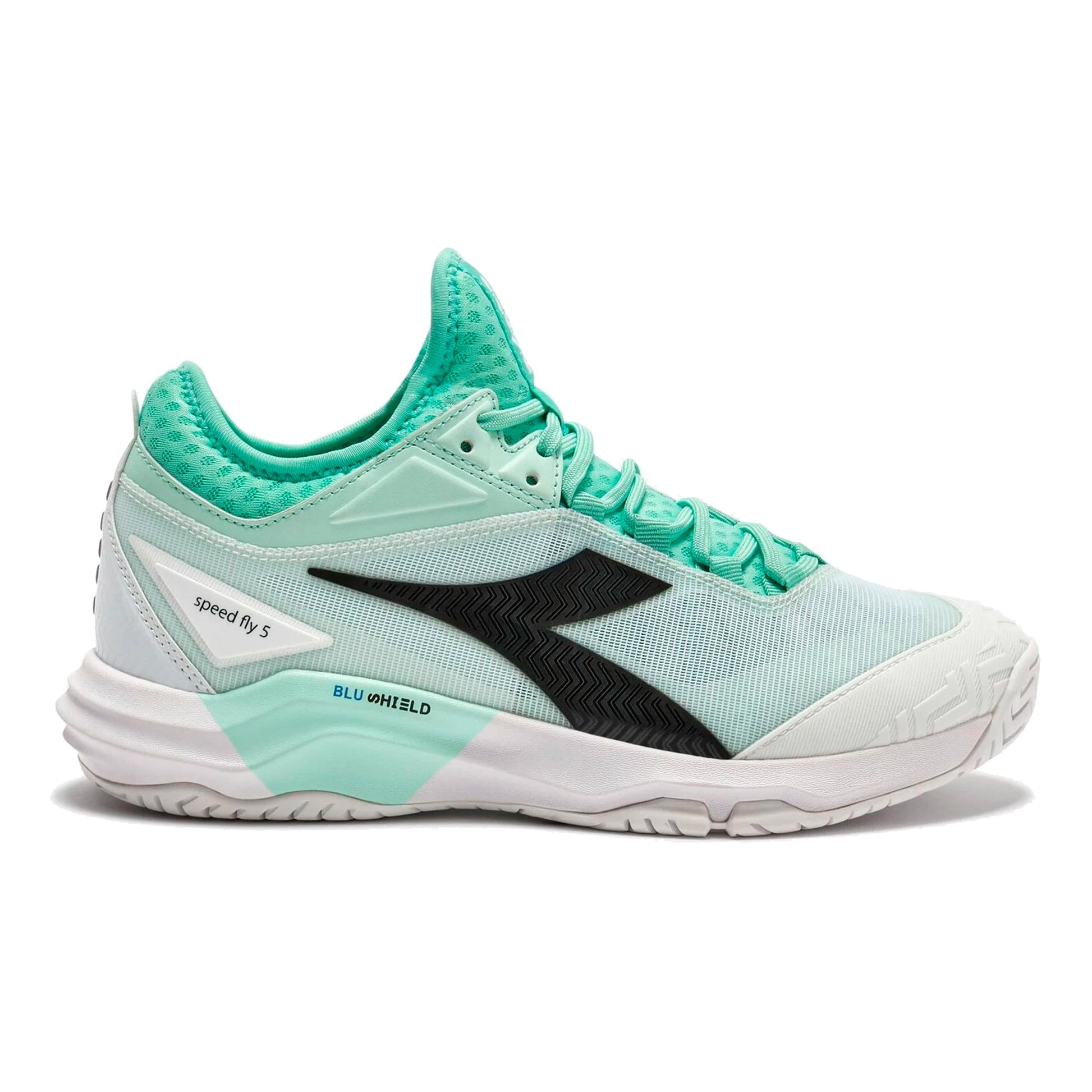 Diadora Speed Blushield Fly 5 Scarpa per tutte le superfici Donna-turchese, nero