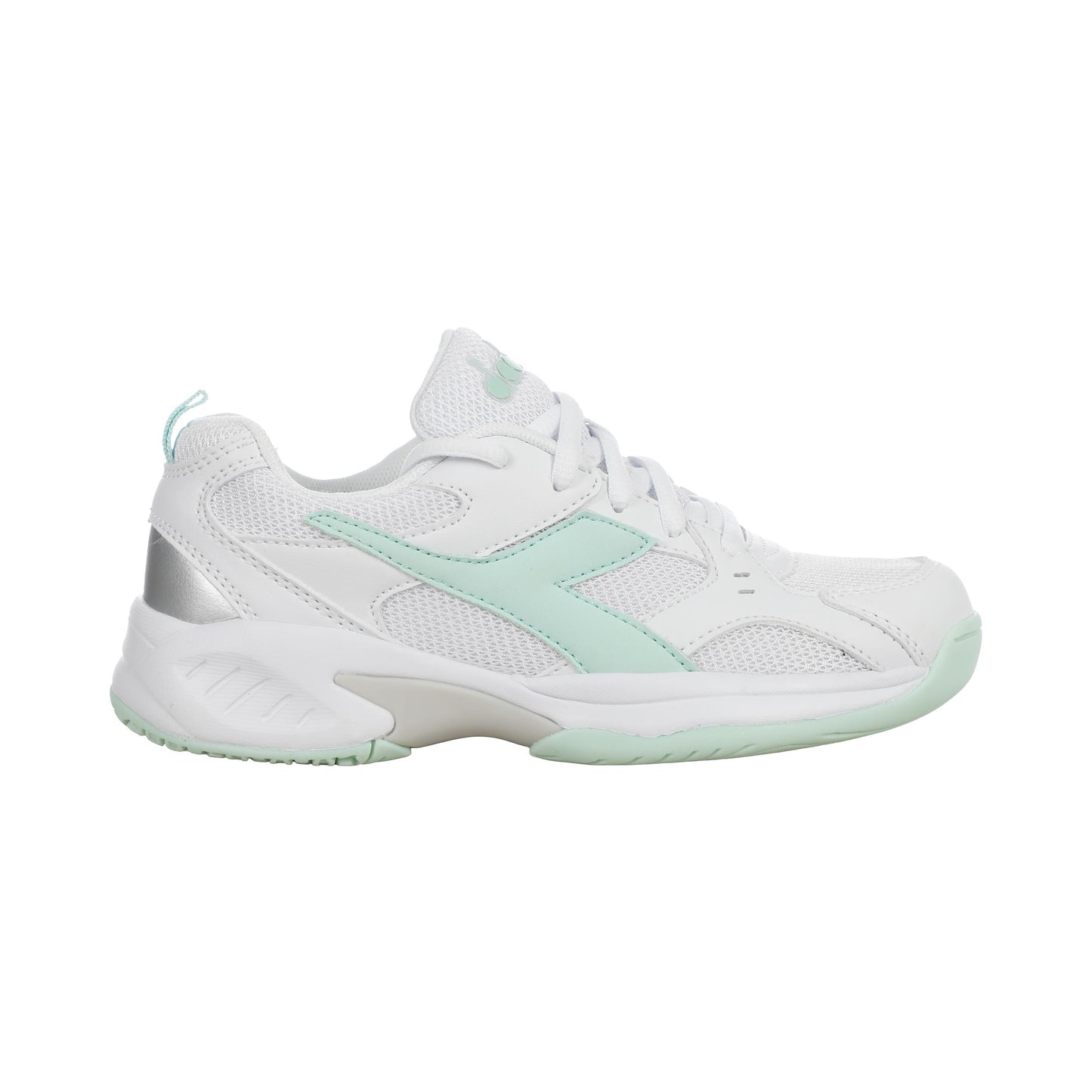 Diadora S. Challenge 6 Scarpa per tutte le superfici Bambini-bianco, verde