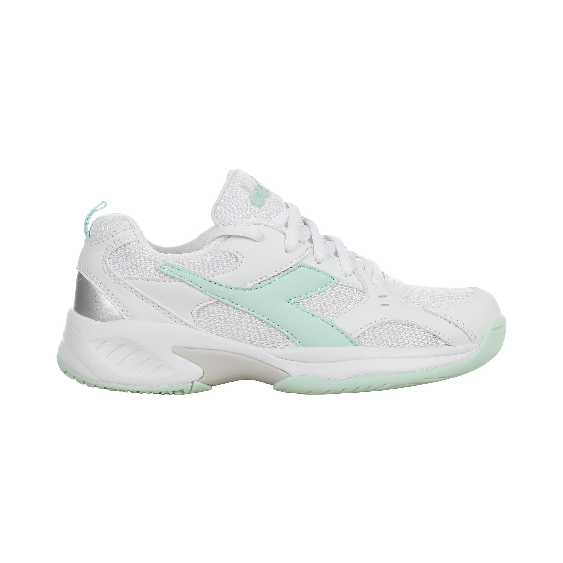 Diadora S. Challenge 6 Scarpa per tutte le superfici Bambini-bianco, verde