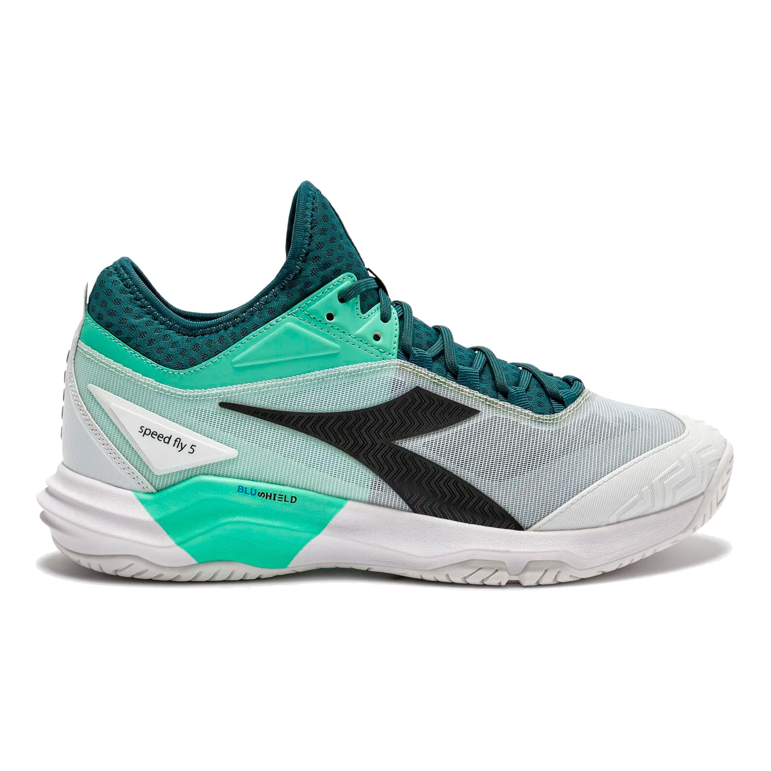 Diadora Speed Blushield Fly 5 Scarpa per tutte le superfici Uomini-color petrolio, nero
