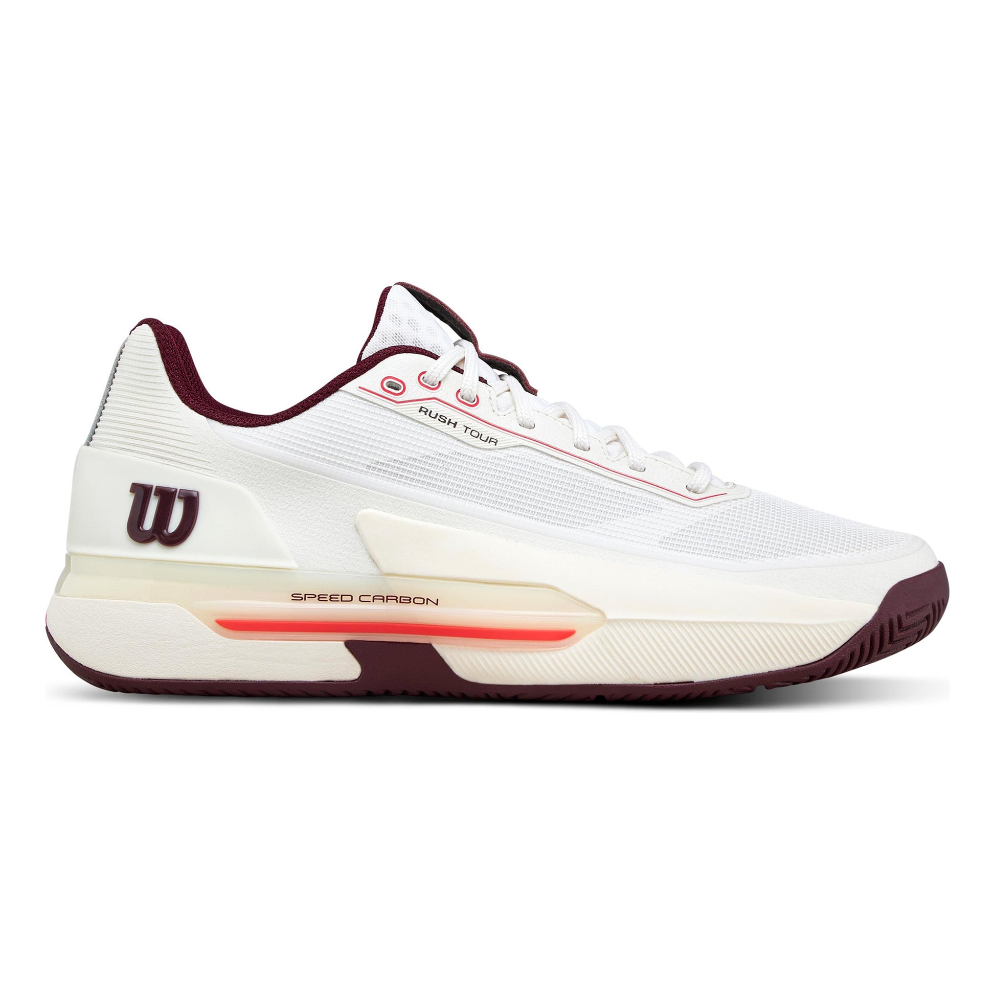 Wilson Rush Tour 5 Scarpa per tutte le superfici Uomini-bianco, vino rosso