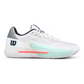 Rush Tour 5 Scarpa per terra rossa Uomini-bianco, turchese