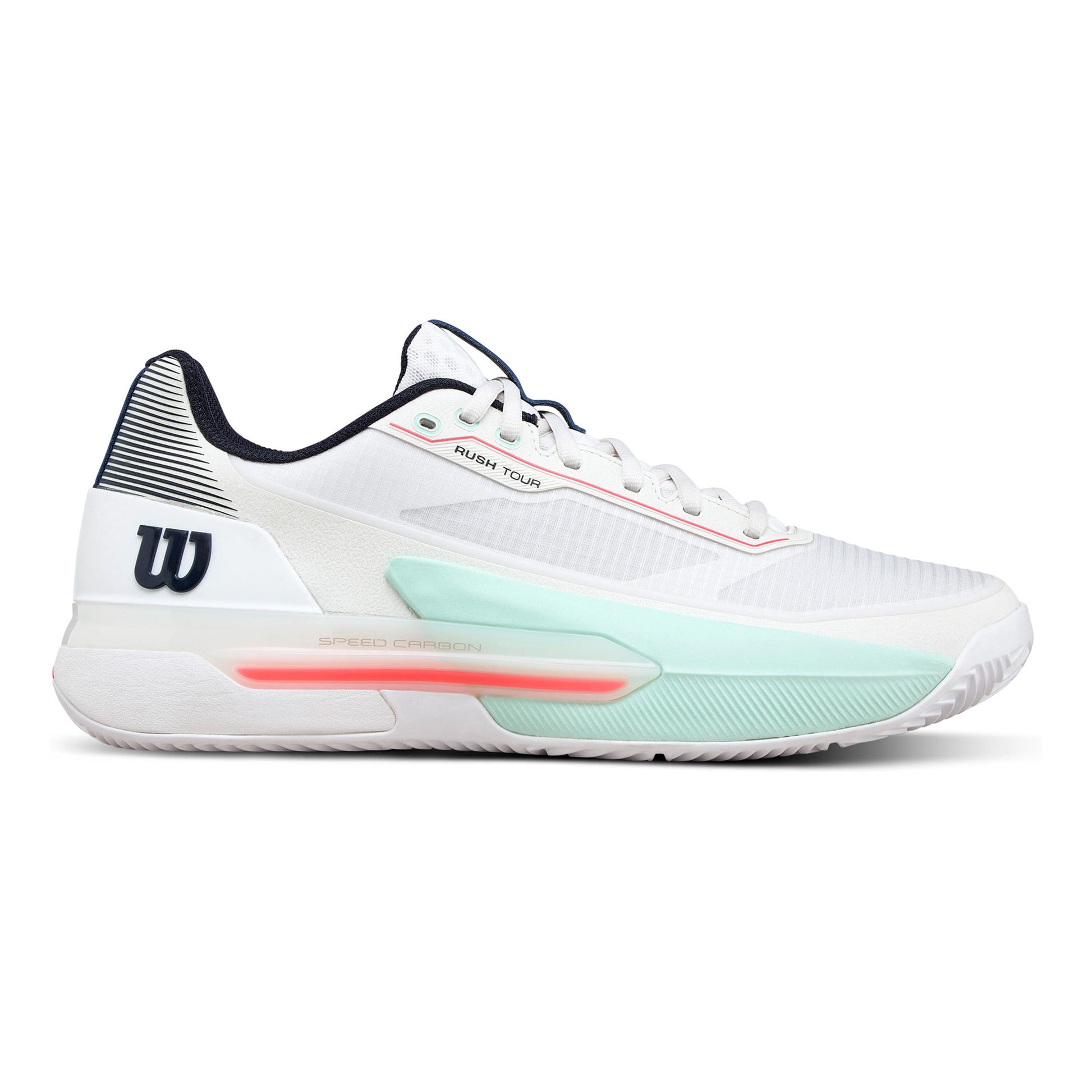 Wilson Rush Tour 5 Scarpa per terra rossa Uomini-bianco, turchese
