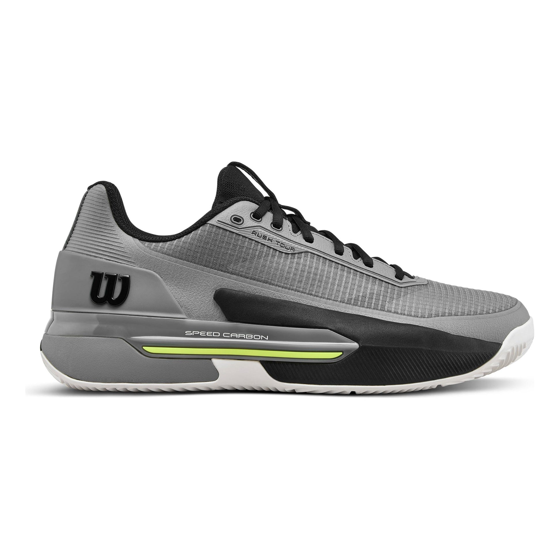 Wilson Rush Tour 5 Scarpa per terra rossa Uomini - grigio, nero