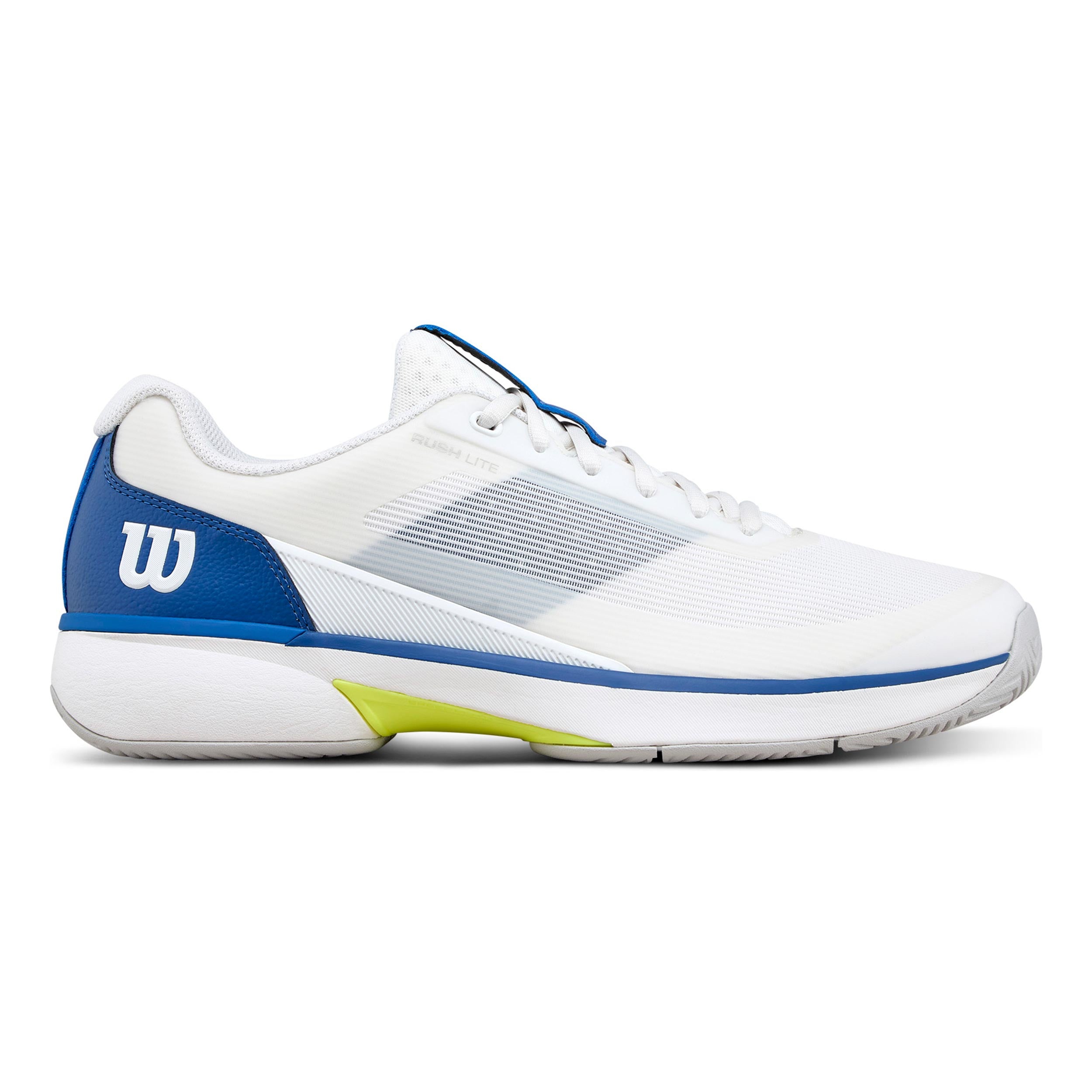 Wilson Rush Lite 5 Scarpa per tutte le superfici Uomini - bianco, blu