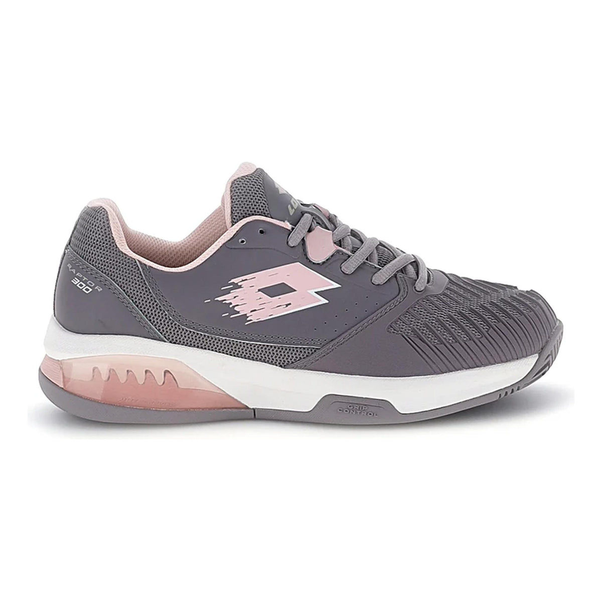 Lotto Raptor Hyperpulse 300 Scarpa per terra rossa Donna - grigio chiaro, rosa