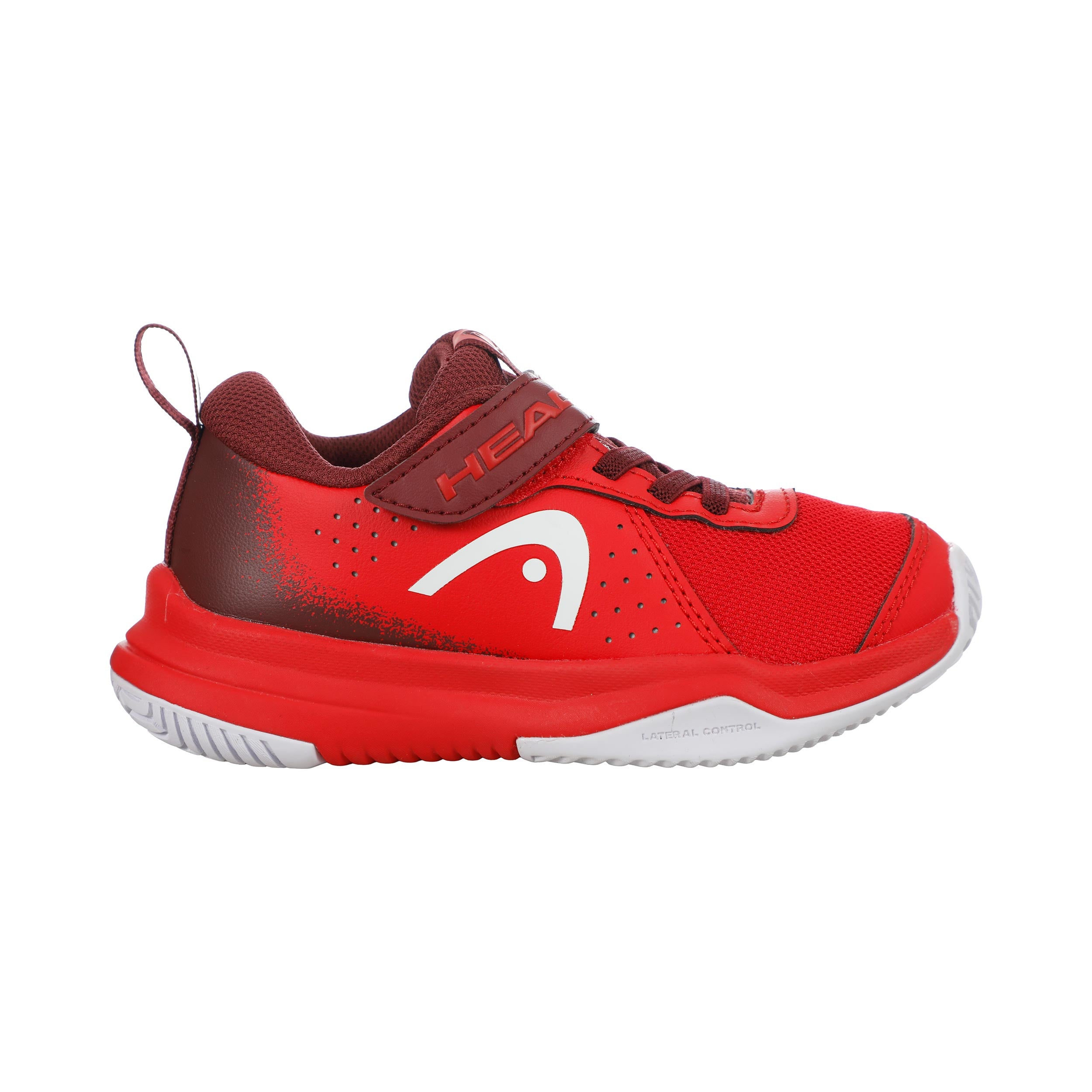 HEAD Sprint Velcro 4.0 Scarpa per tutte le superfici Bambini-rosso, rosso scuro