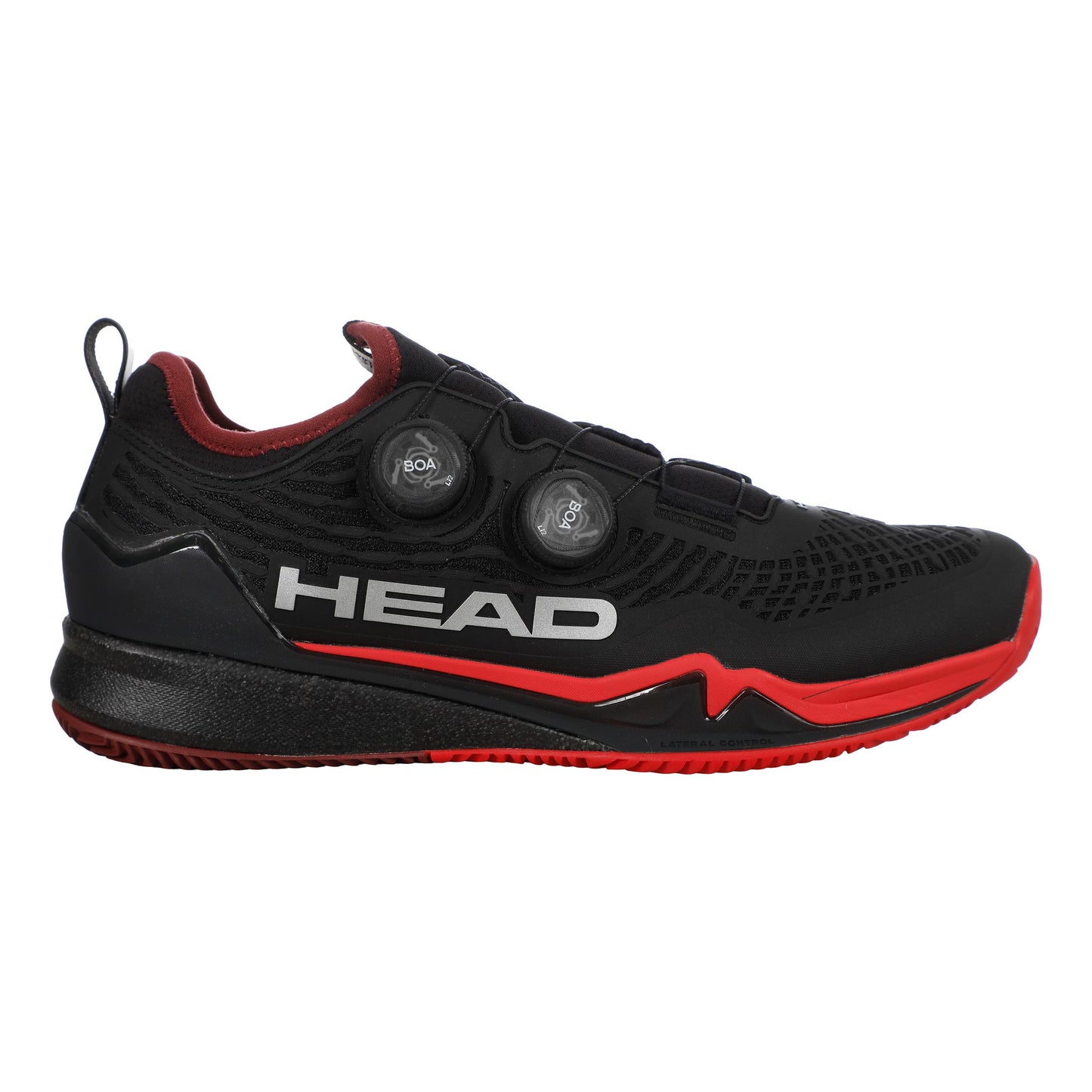 HEAD Endure Pro Scarpa per terra rossa Uomini-nero, rosso