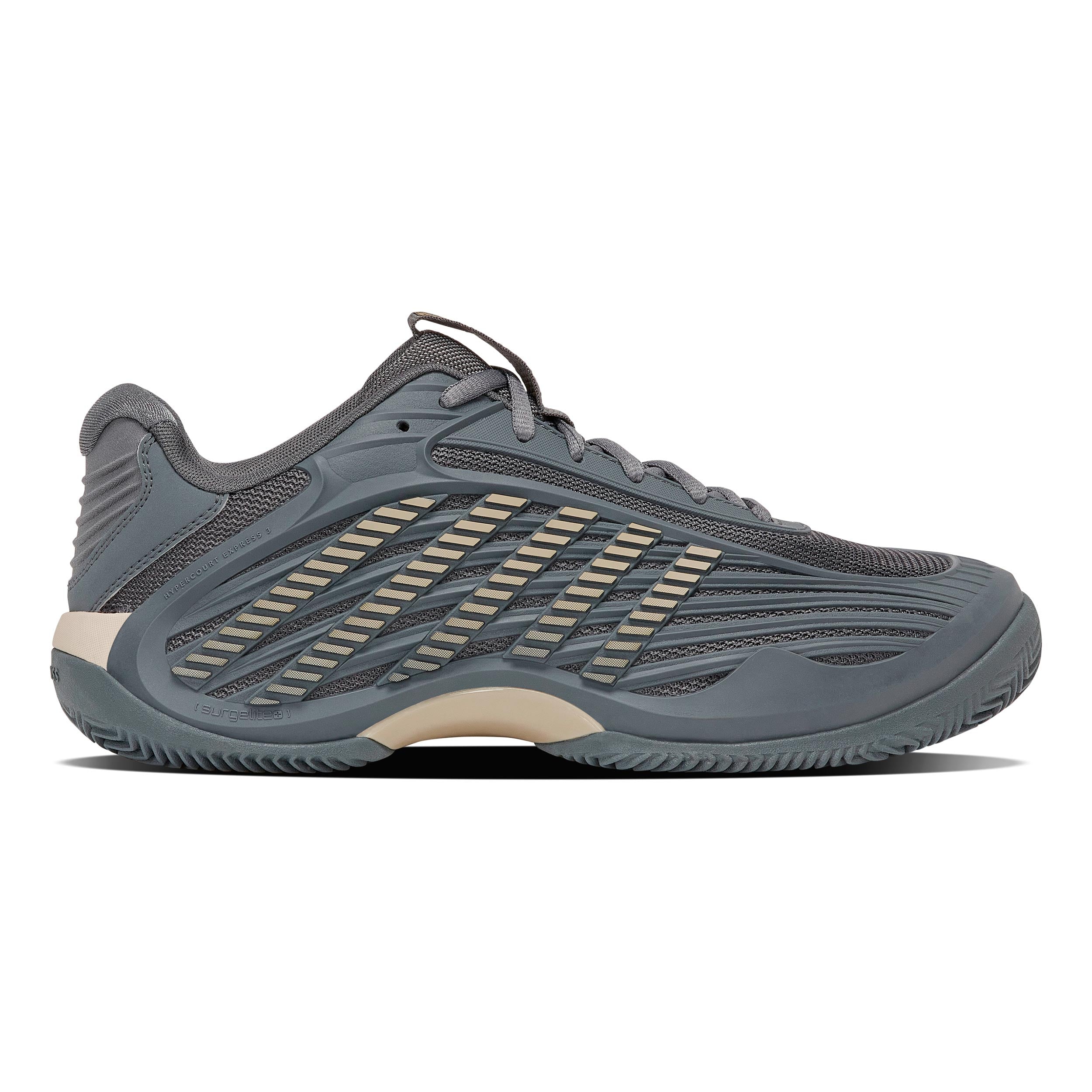 K-Swiss HYPERCOURT EXPRESS 3 Clay Scarpa per terra rossa Uomini-grigio scuro, beige