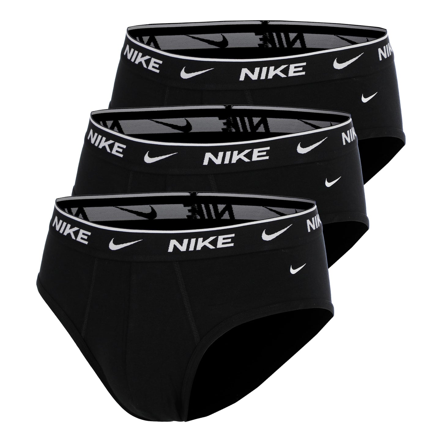 Nike Essential Cotton Stretch Slip Confezione da 3 Uomini - nero, nero