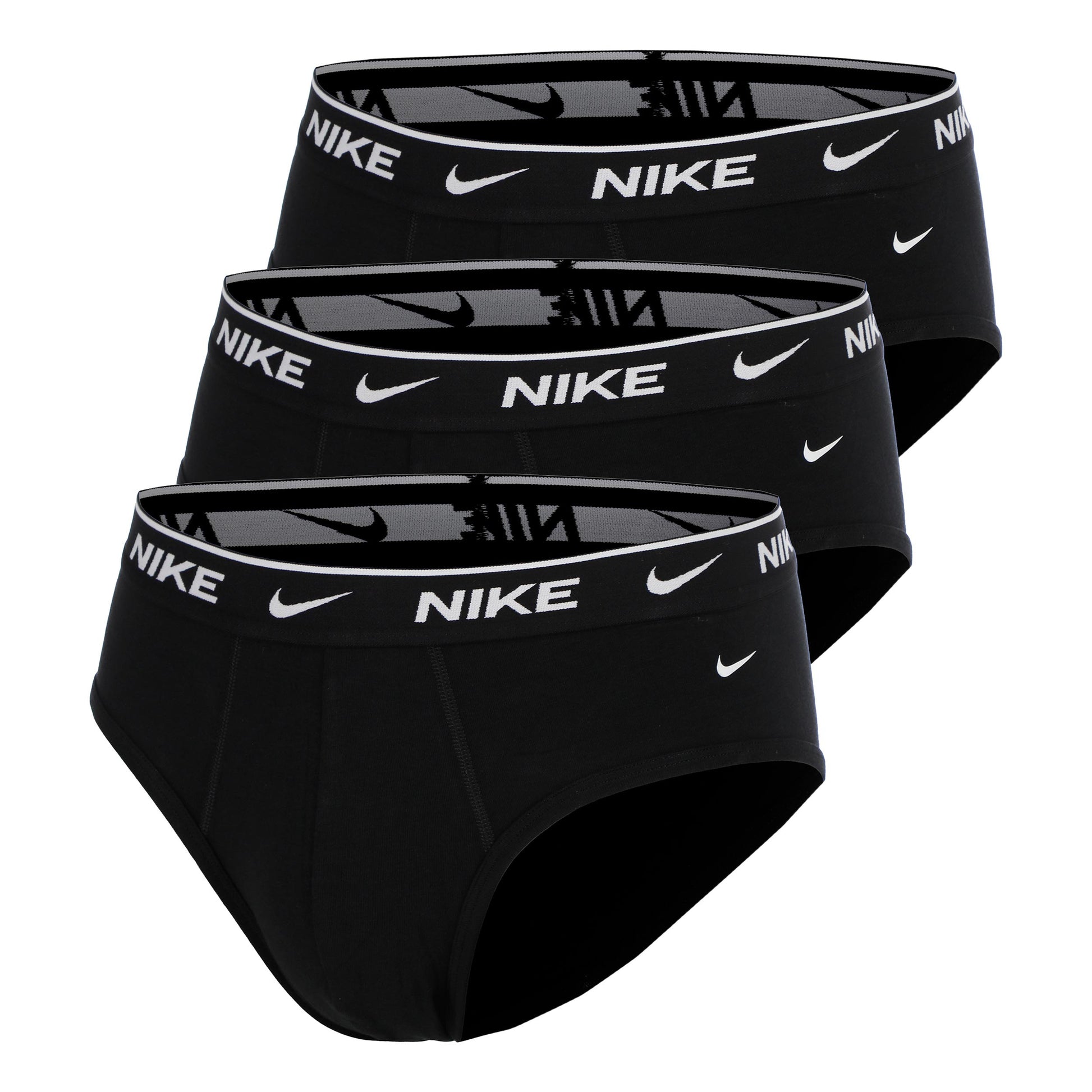 Nike Essential Cotton Stretch Slip Confezione da 3 Uomini - nero, nero