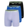 Essential Cotton Stretch Boxer Confezione da 3 Uomini - lilla, blu