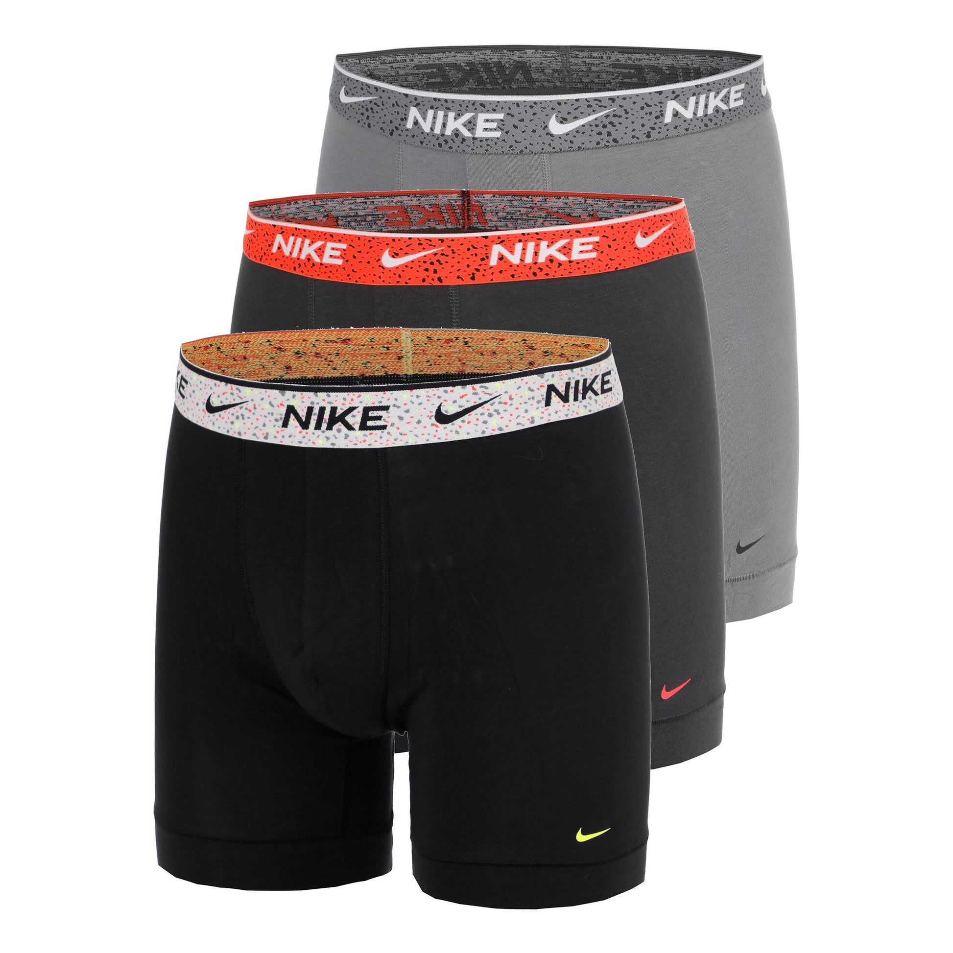 Nike Essential Cotton Stretch Boxer Confezione da 3 Uomini - nero, antracite
