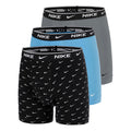 Essential Cotton Stretch Boxer Confezione da 3 Uomini - nero, grigio