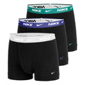 Essential Cotton Stretch Trunk Boxer Confezione da 3 Uomini - nero, blu