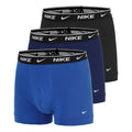 Essential Cotton Stretch Trunk Boxer - Confezione da 3 Uomini-blu, blu