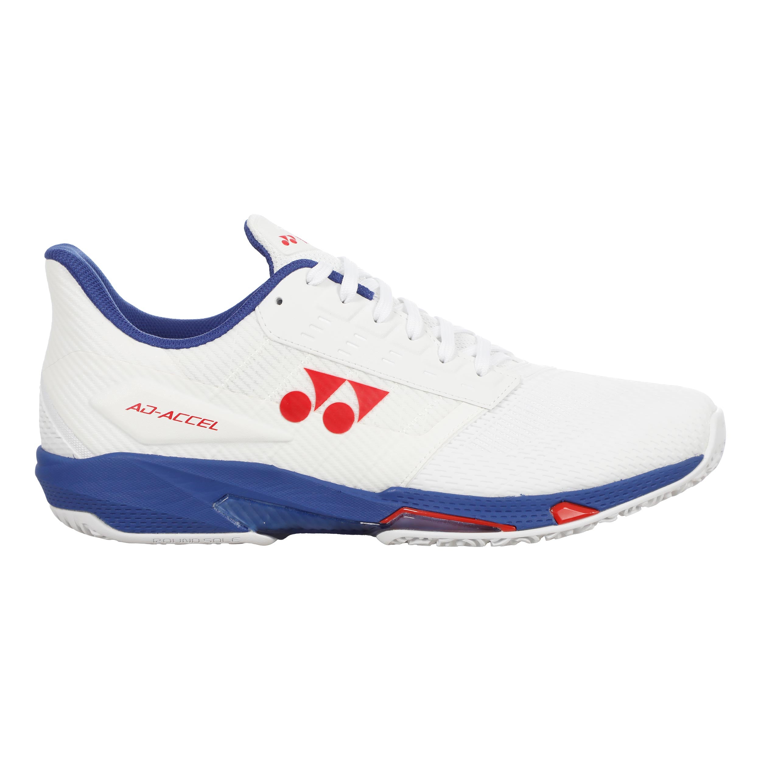 Yonex AD-Accel Wide CLY Scarpa per terra rossa Uomini-bianco, lilla