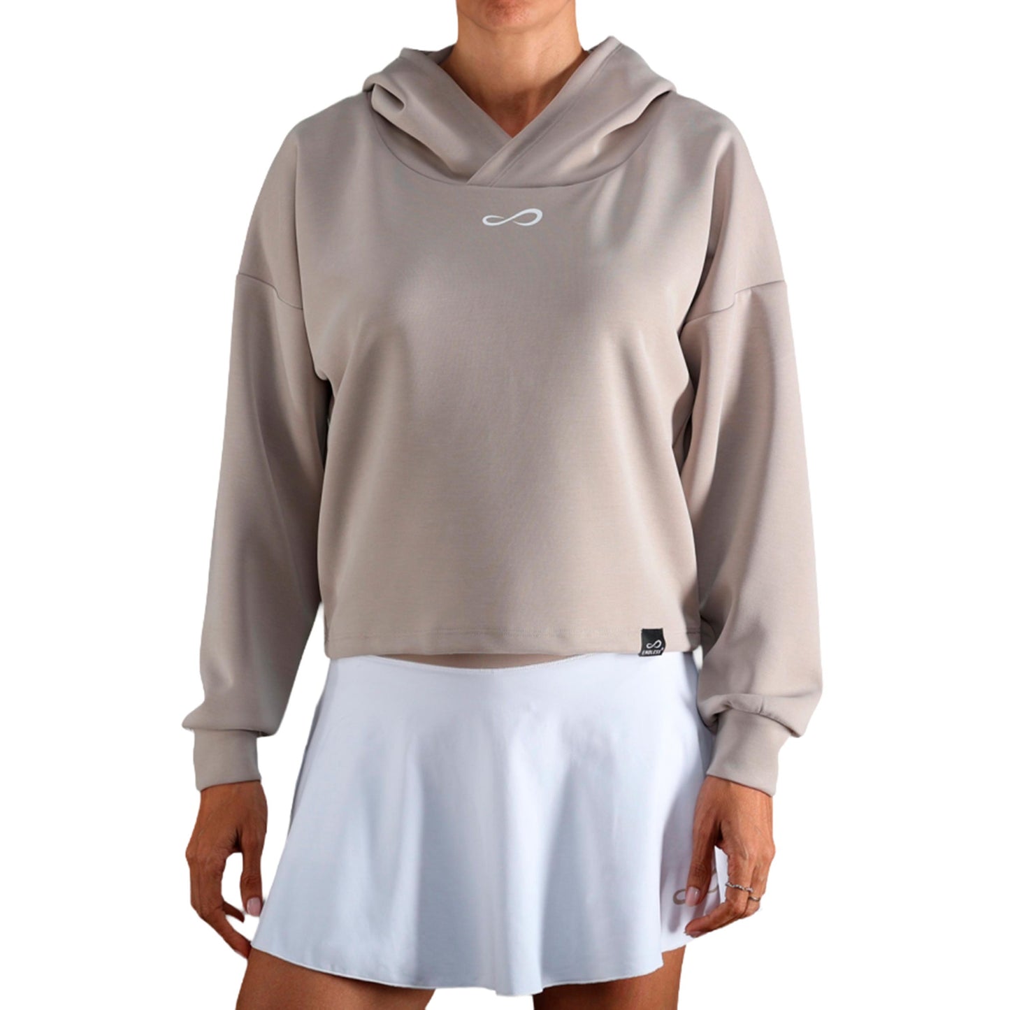 Endless Hypersoft Felpa con cappuccio Donna-beige