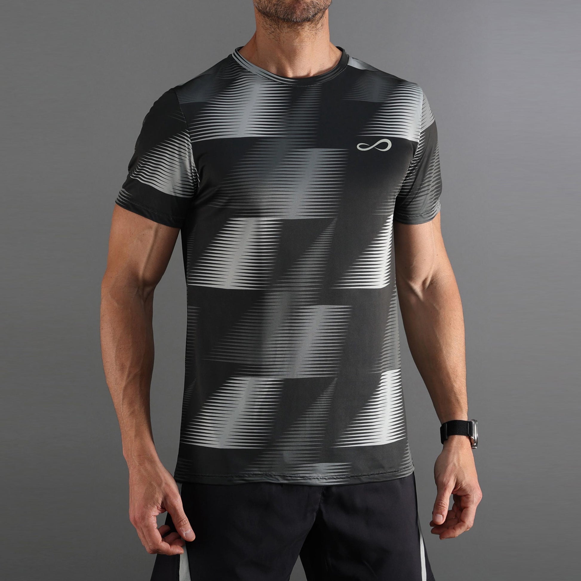 Endless Ace Vector Maglietta Uomini-grigio scuro, grigio chiaro