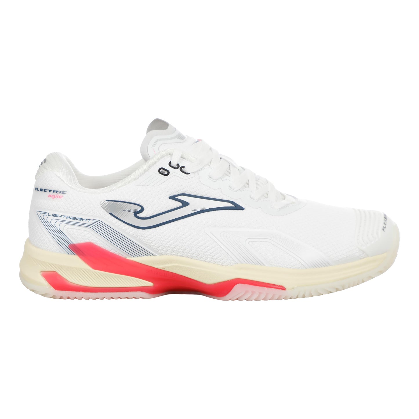 Joma Electric Scarpa per terra rossa Donna - bianco