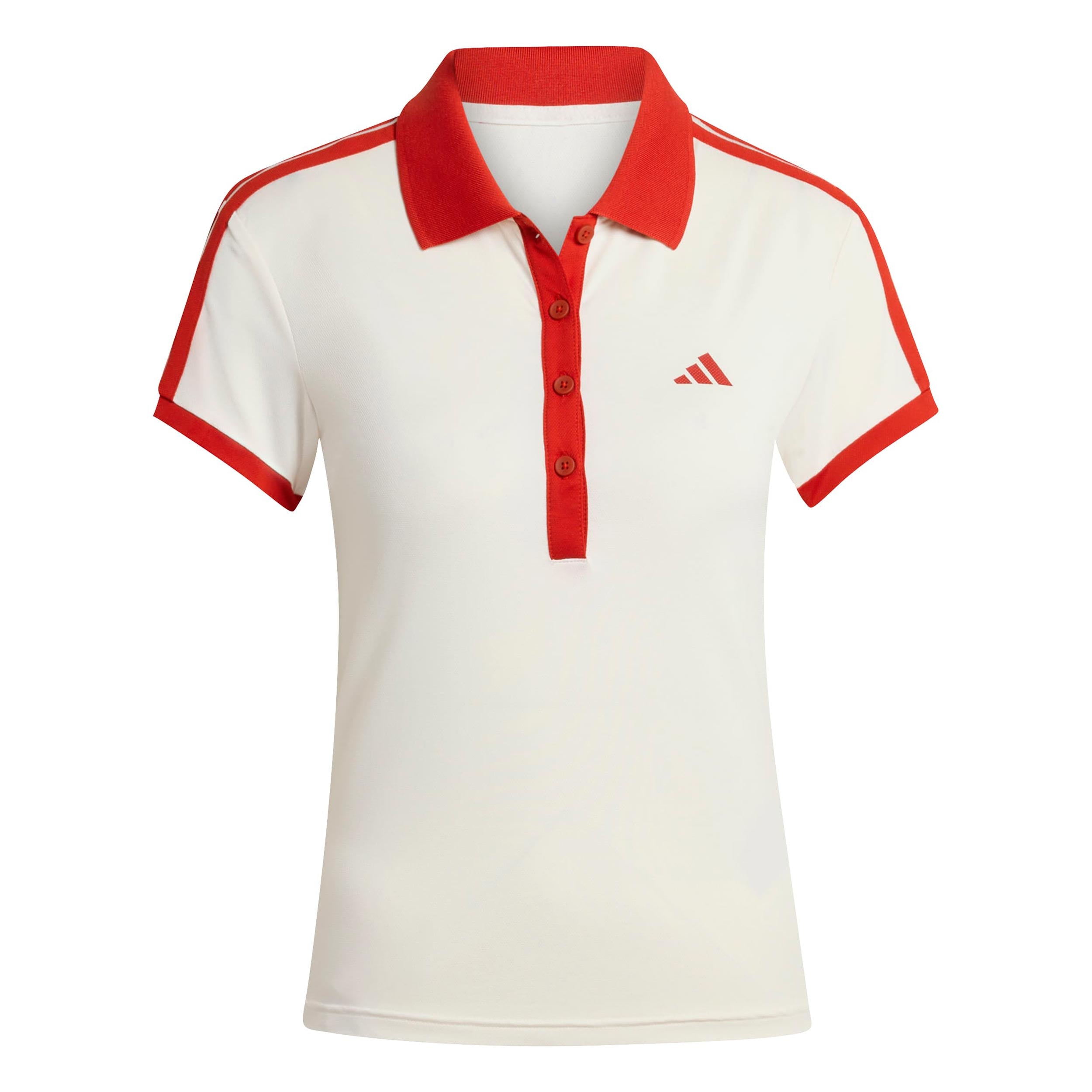 adidas Classics Polo Donna - beige, rosso