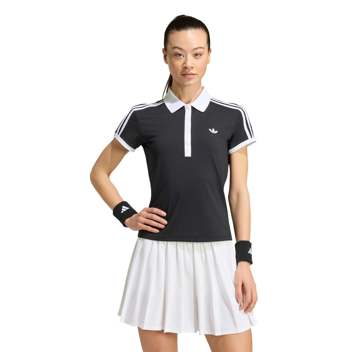 adidas Classics Polo Donna - nero, bianco