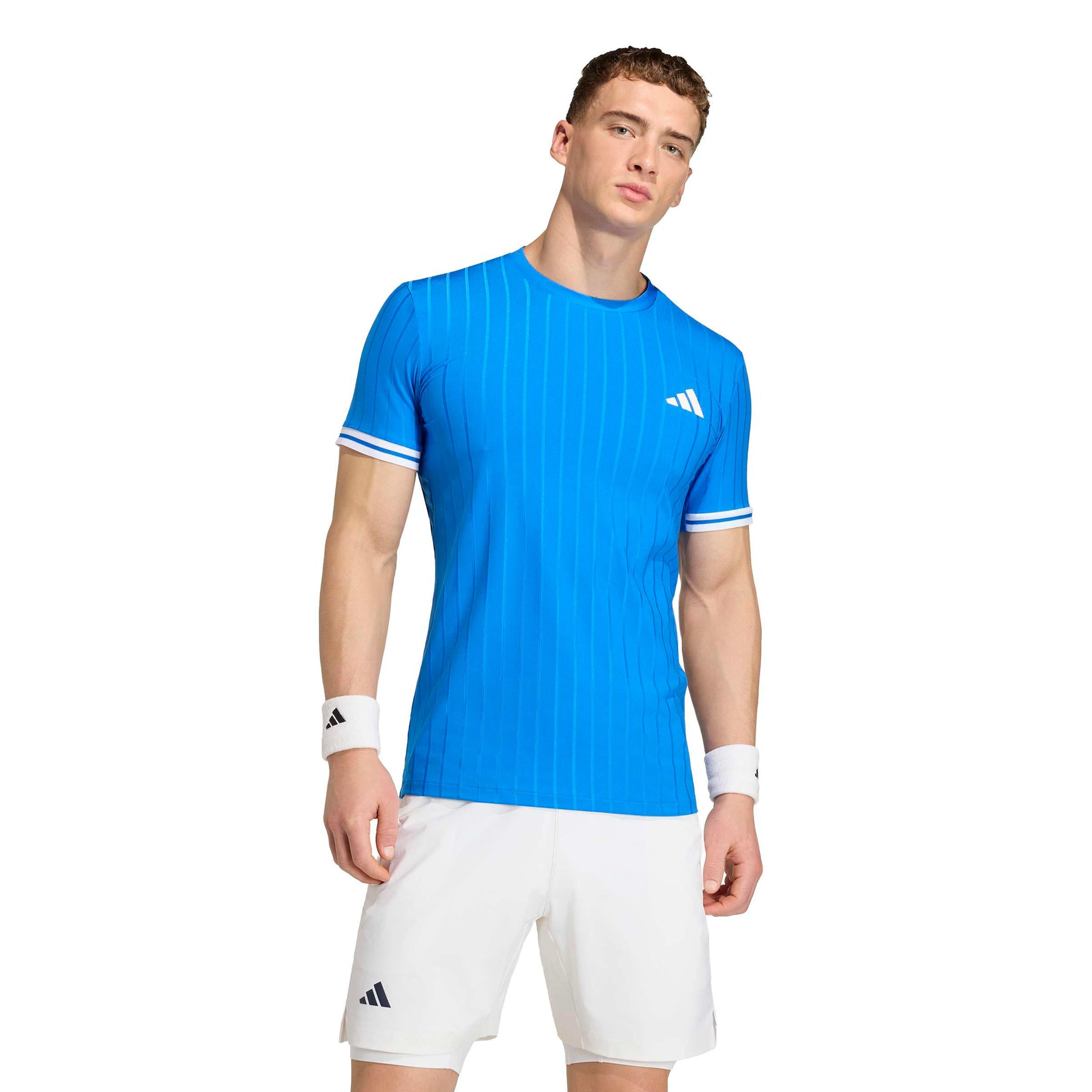 adidas Freelift Pro Maglietta Uomini - blu